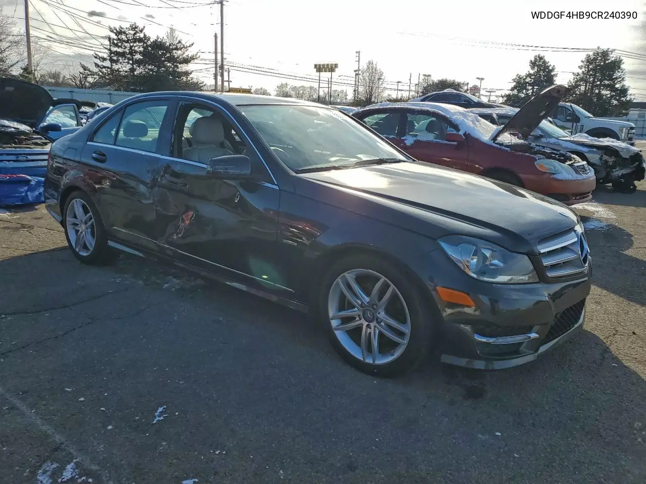 WDDGF4HB9CR240390 2012 Mercedes-Benz C 250