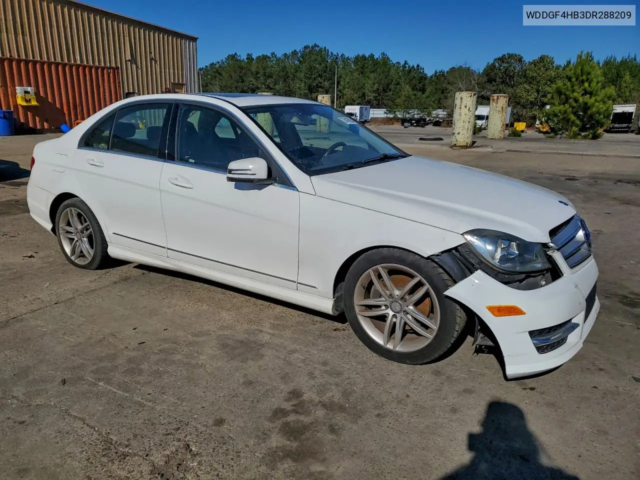 WDDGF4HB3DR288209 2013 Mercedes-Benz C 250