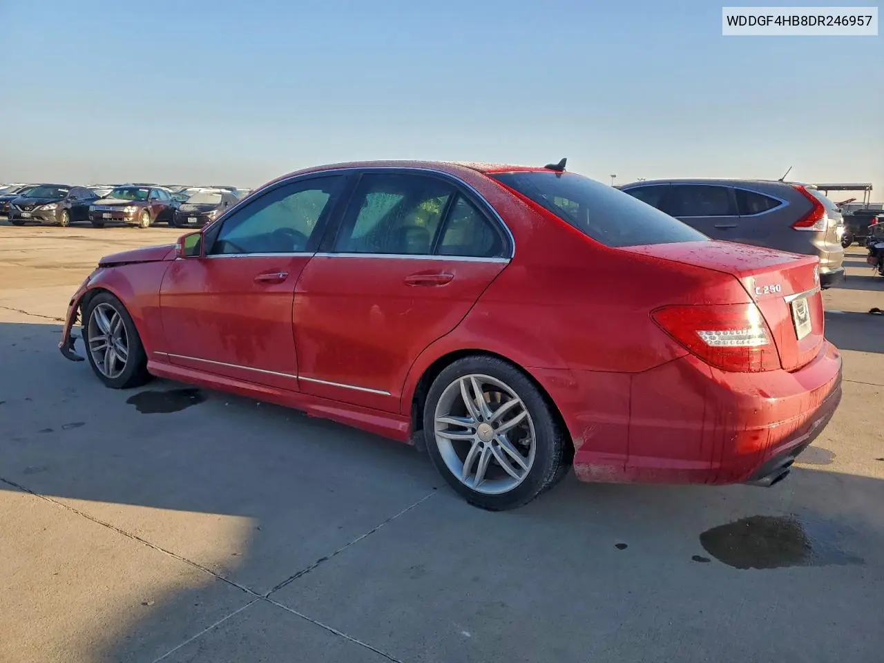 WDDGF4HB8DR246957 2013 Mercedes-Benz C 250