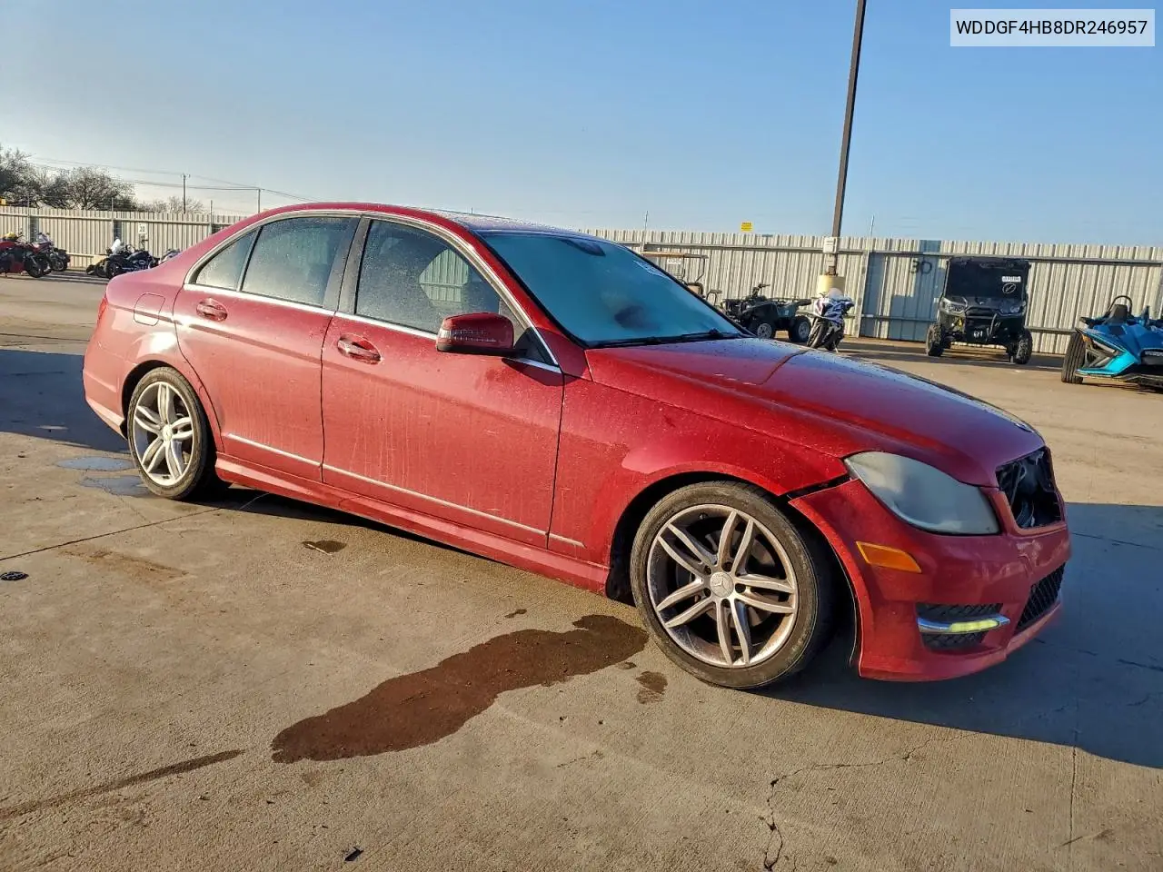 WDDGF4HB8DR246957 2013 Mercedes-Benz C 250