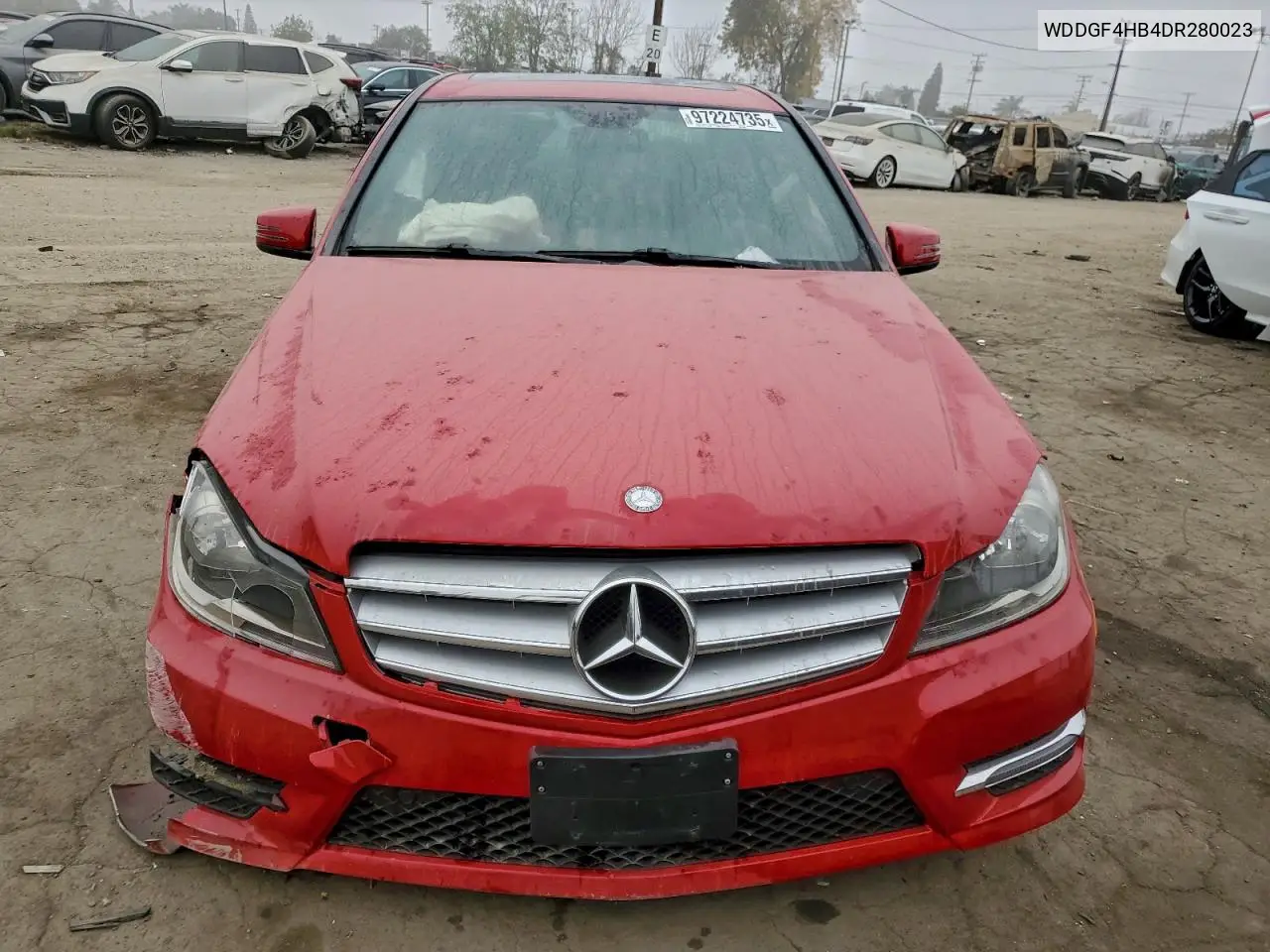 WDDGF4HB4DR280023 2013 Mercedes-Benz C 250