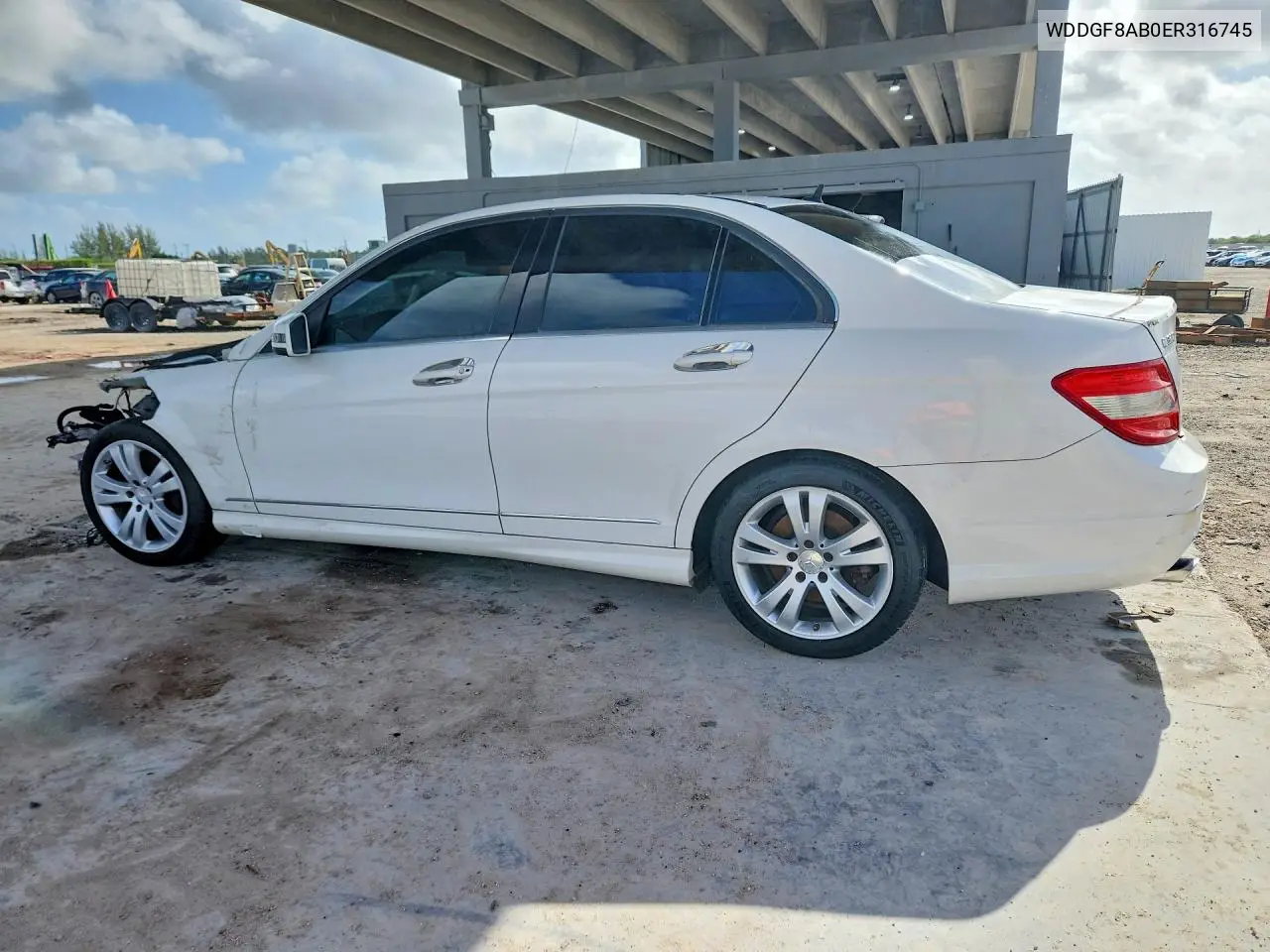 WDDGF8AB0ER316745 2014 Mercedes-Benz C 300 4Matic