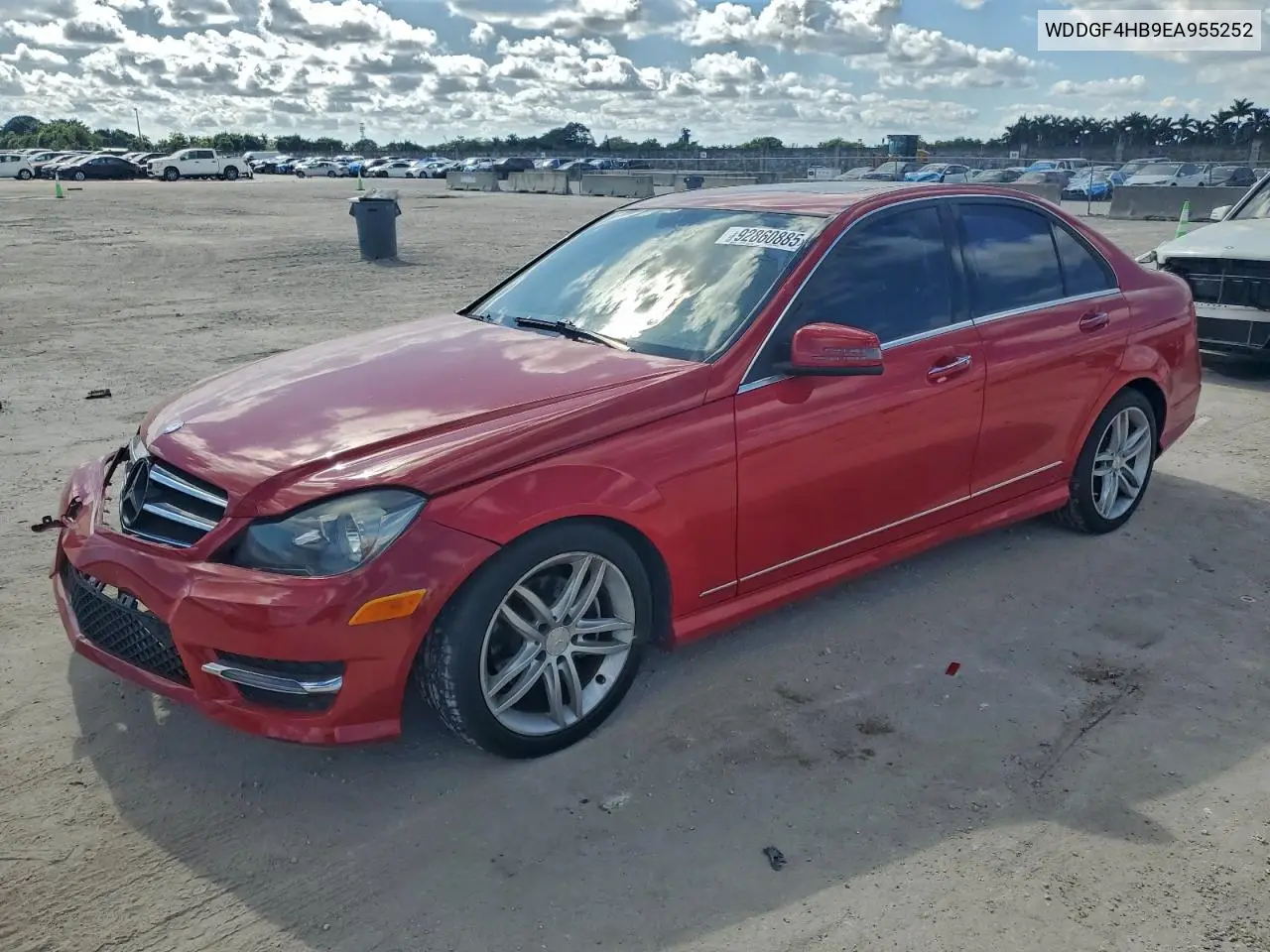 WDDGF4HB9EA955252 2014 Mercedes-Benz C 250