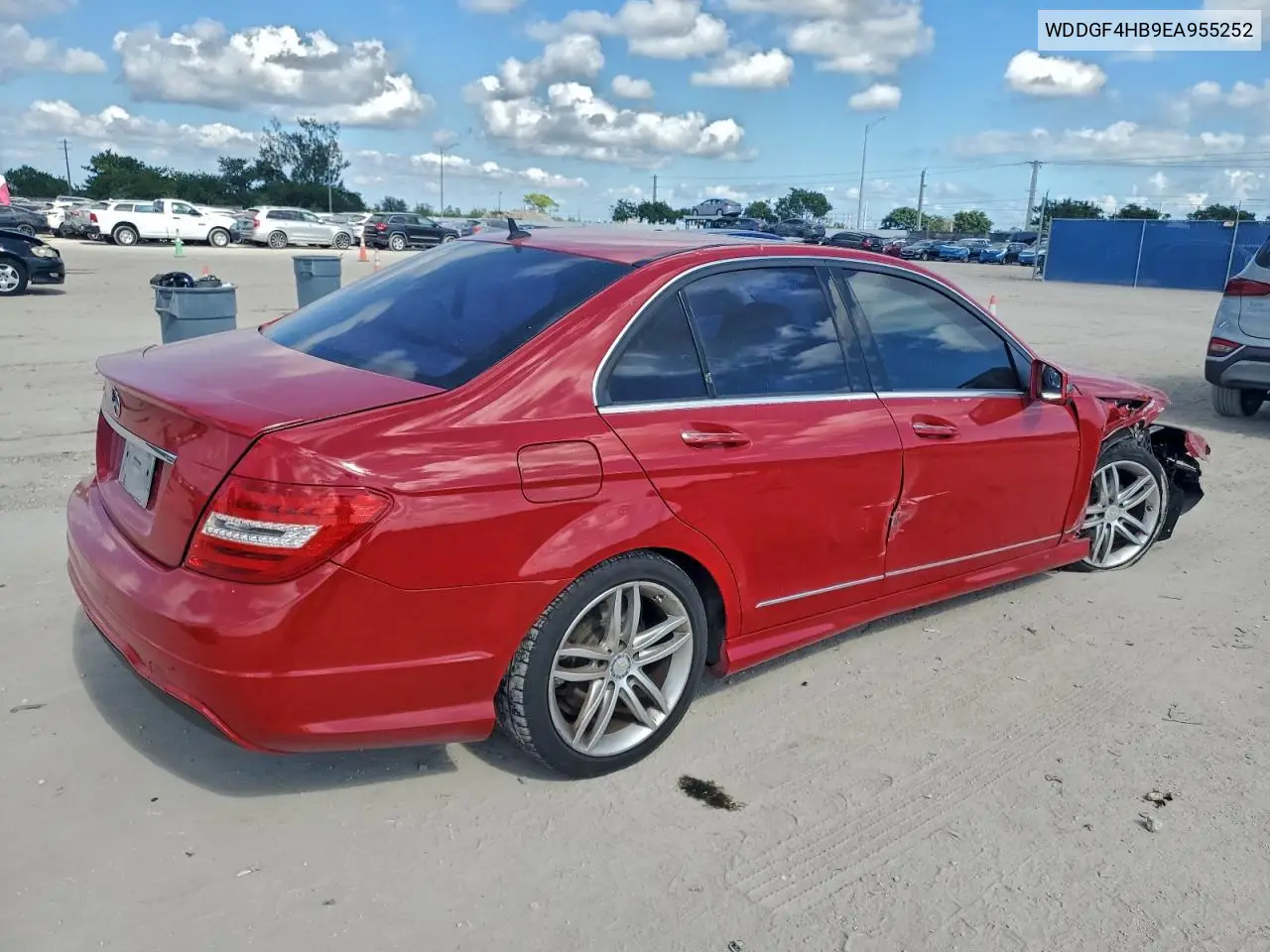 WDDGF4HB9EA955252 2014 Mercedes-Benz C 250