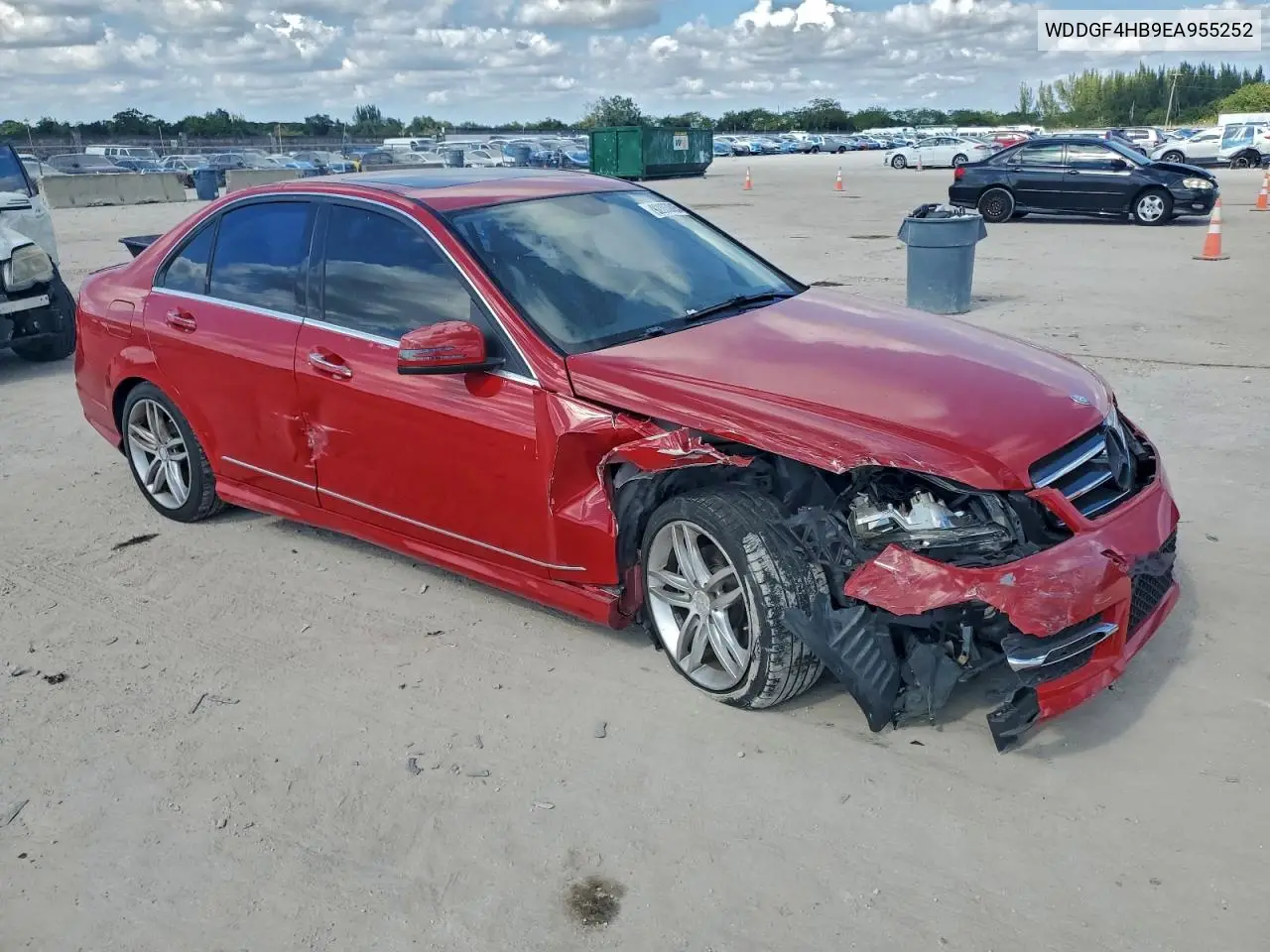 WDDGF4HB9EA955252 2014 Mercedes-Benz C 250