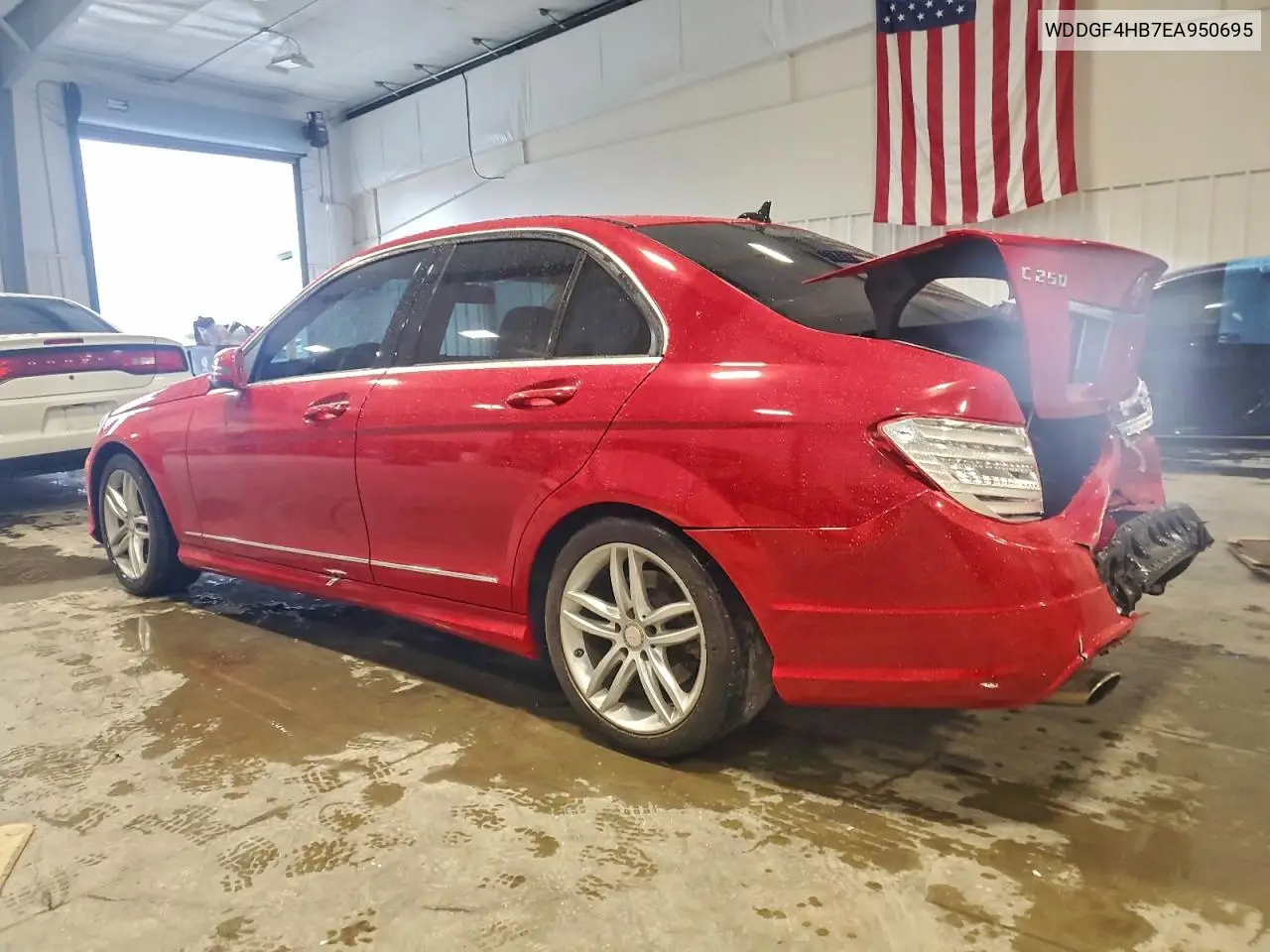WDDGF4HB7EA950695 2014 Mercedes-Benz C 250