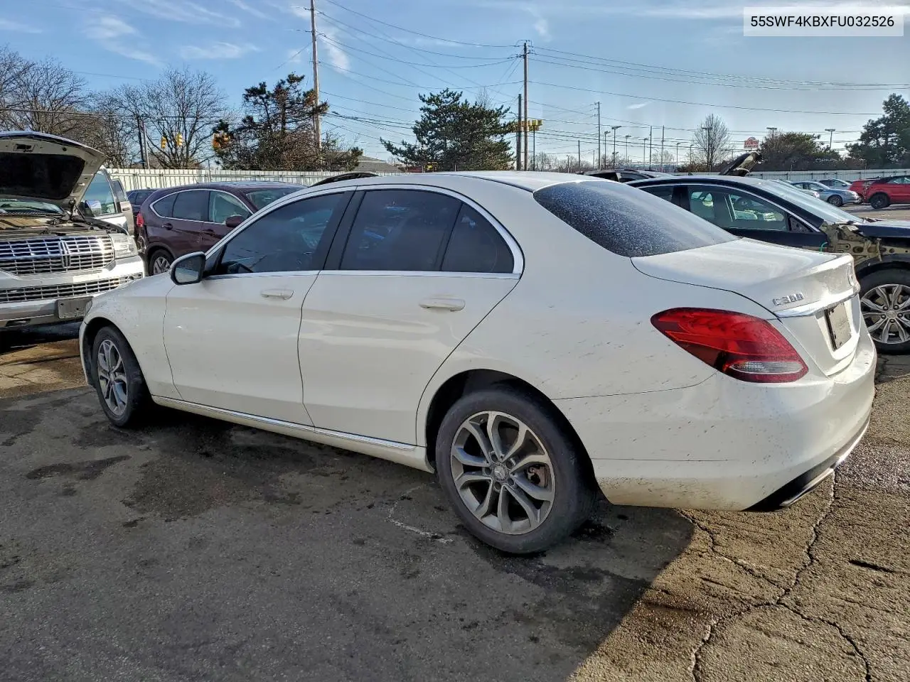 55SWF4KBXFU032526 2015 Mercedes-Benz C 300 4Matic