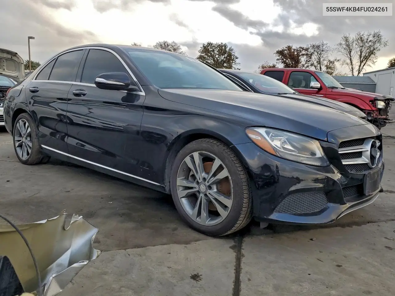55SWF4KB4FU024261 2015 Mercedes-Benz C 300 4Matic