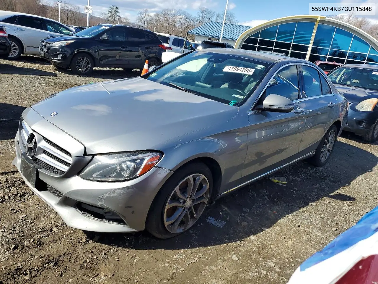 55SWF4KB7GU115848 2016 Mercedes-Benz C 300 4Matic
