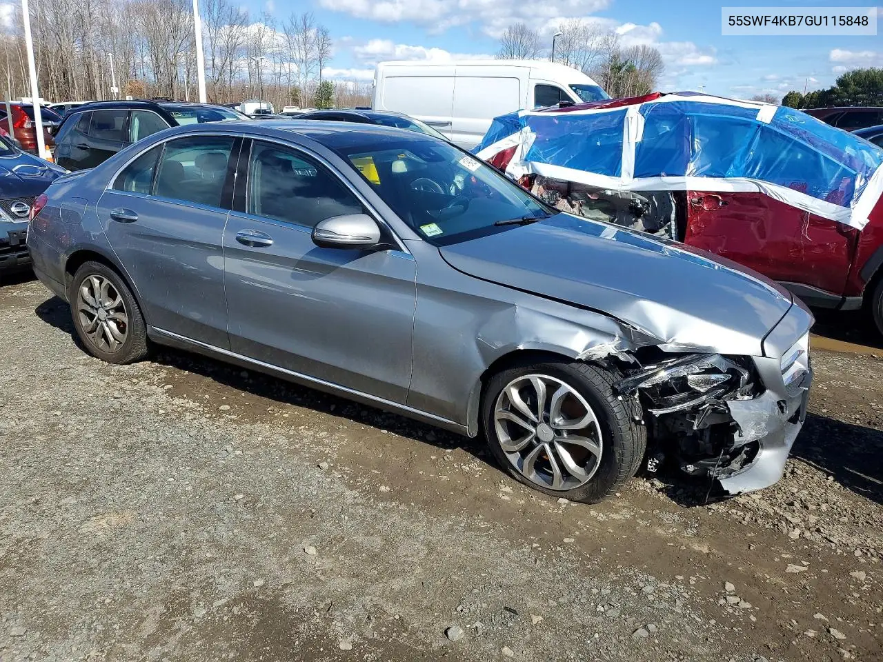 55SWF4KB7GU115848 2016 Mercedes-Benz C 300 4Matic