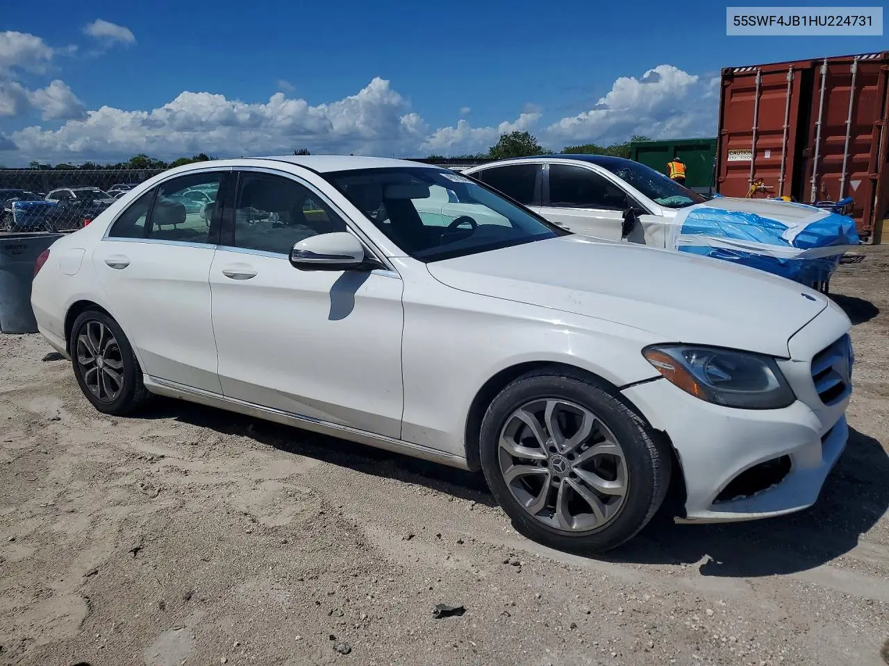 55SWF4JB1HU224731 2017 Mercedes-Benz C 300