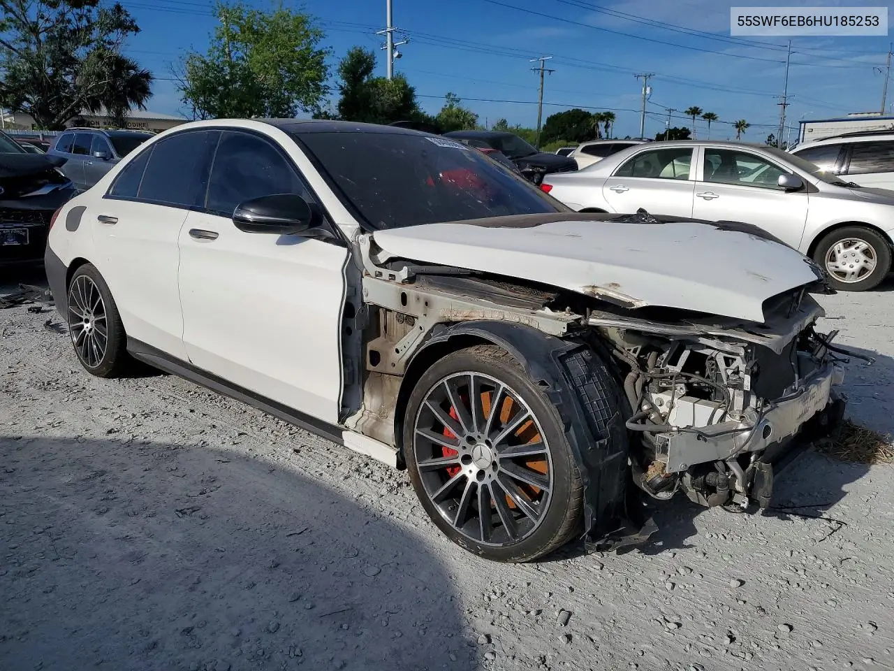 55SWF6EB6HU185253 2017 Mercedes-Benz C 43 4Matic Amg