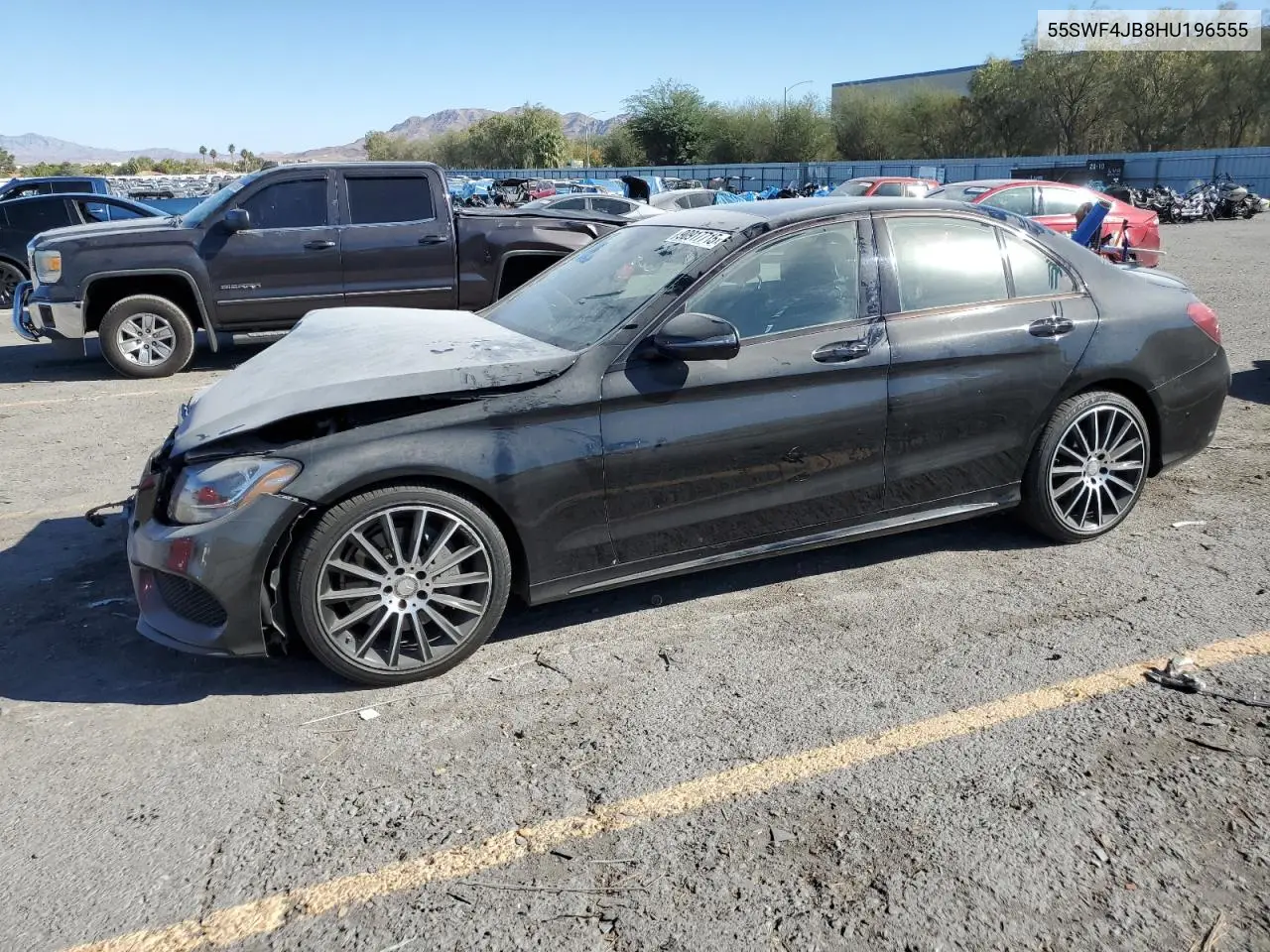 2017 Mercedes-Benz C 300 VIN: 55SWF4JB8HU196555 Lot: 90917715