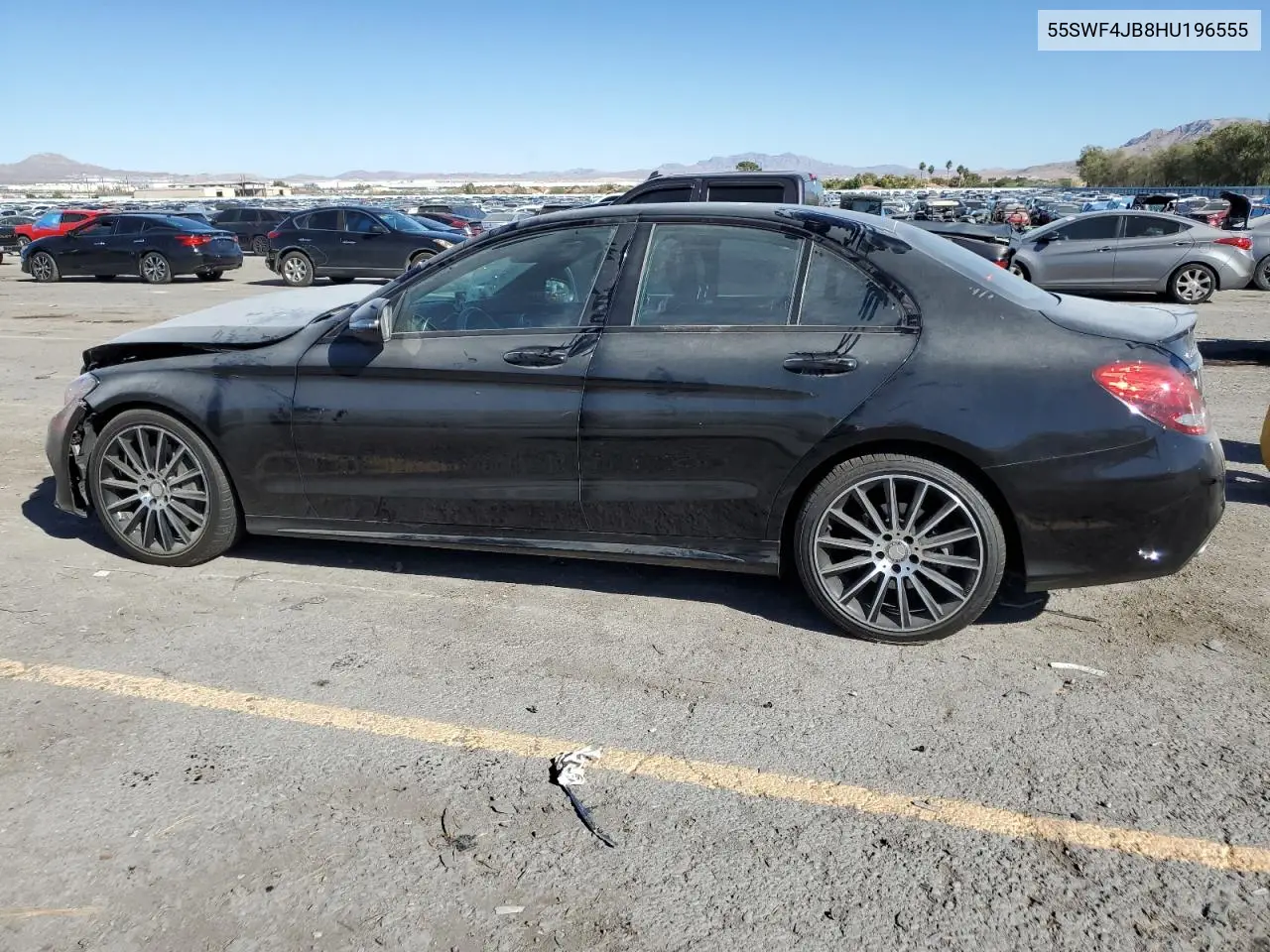 2017 Mercedes-Benz C 300 VIN: 55SWF4JB8HU196555 Lot: 90917715