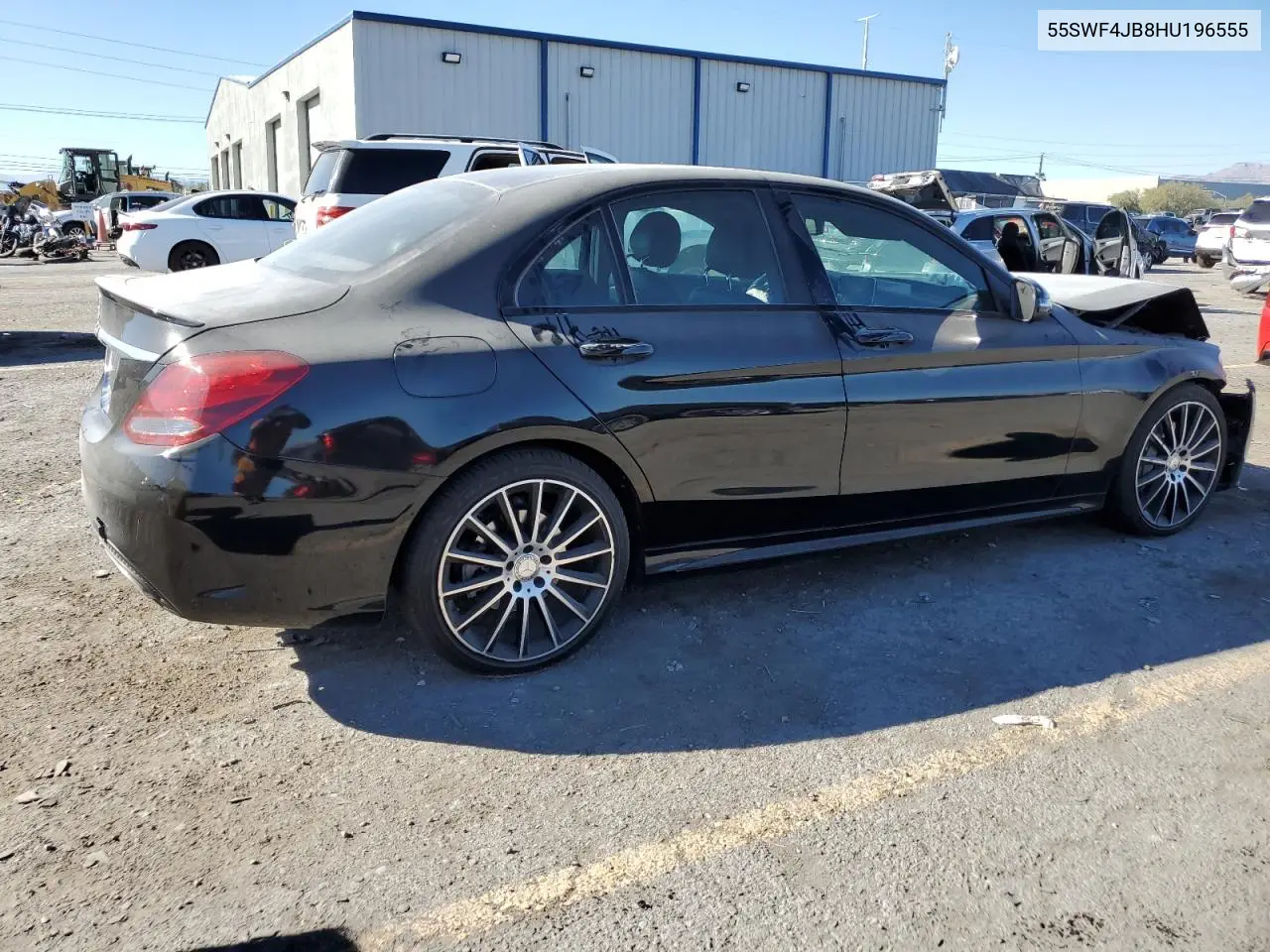 2017 Mercedes-Benz C 300 VIN: 55SWF4JB8HU196555 Lot: 90917715