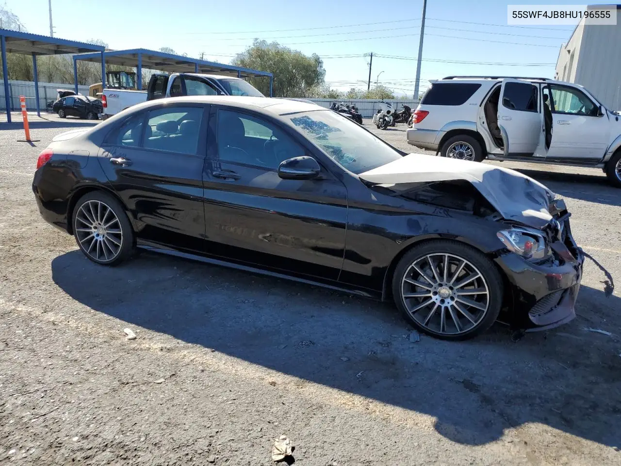 2017 Mercedes-Benz C 300 VIN: 55SWF4JB8HU196555 Lot: 90917715