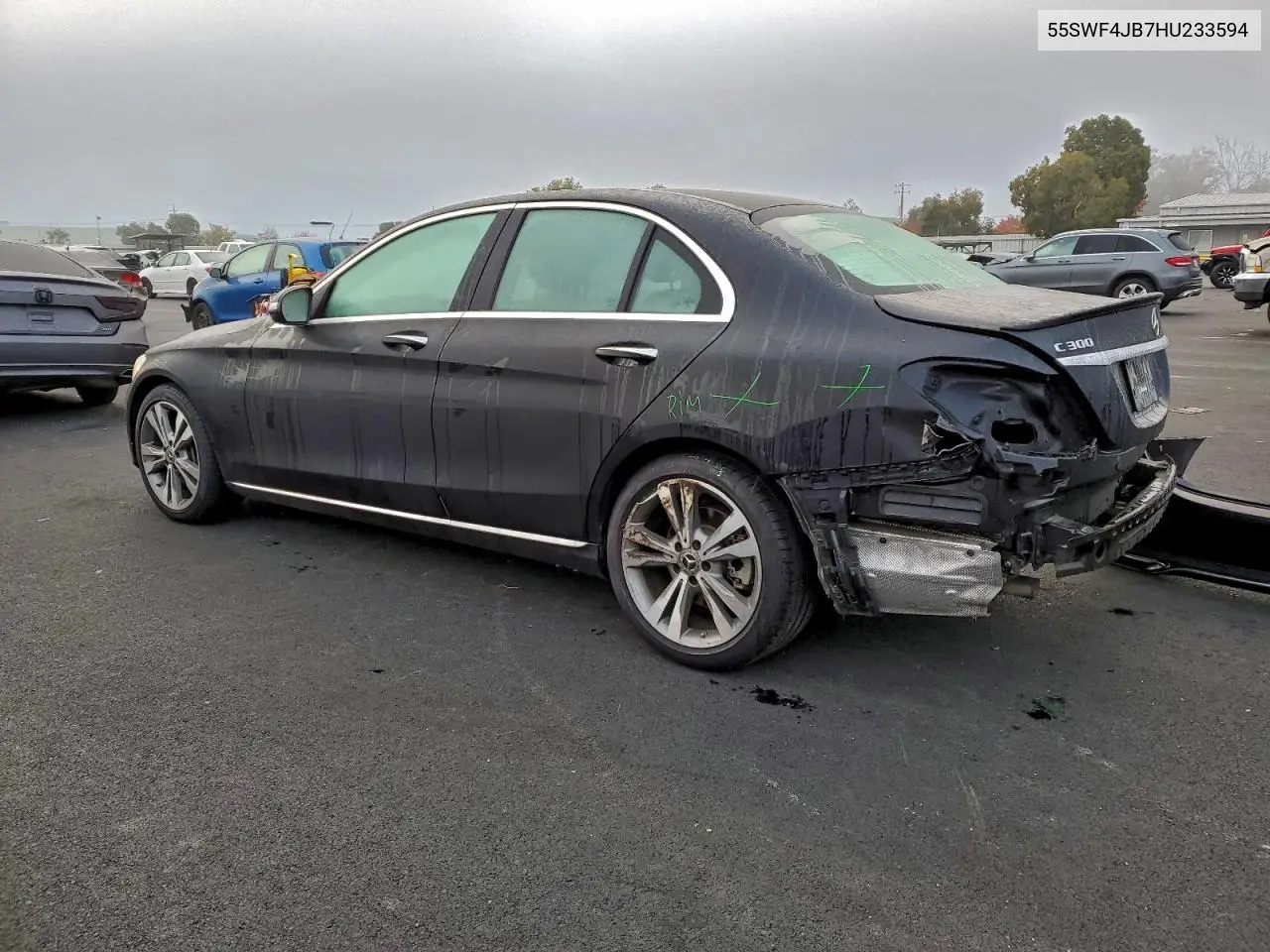 55SWF4JB7HU233594 2017 Mercedes-Benz C 300