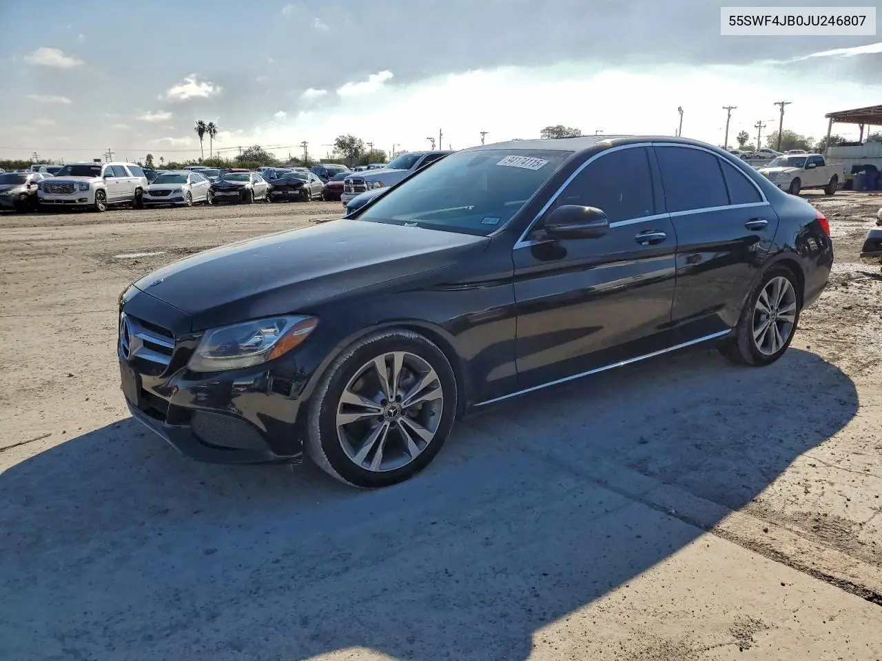 55SWF4JB0JU246807 2018 Mercedes-Benz C 300