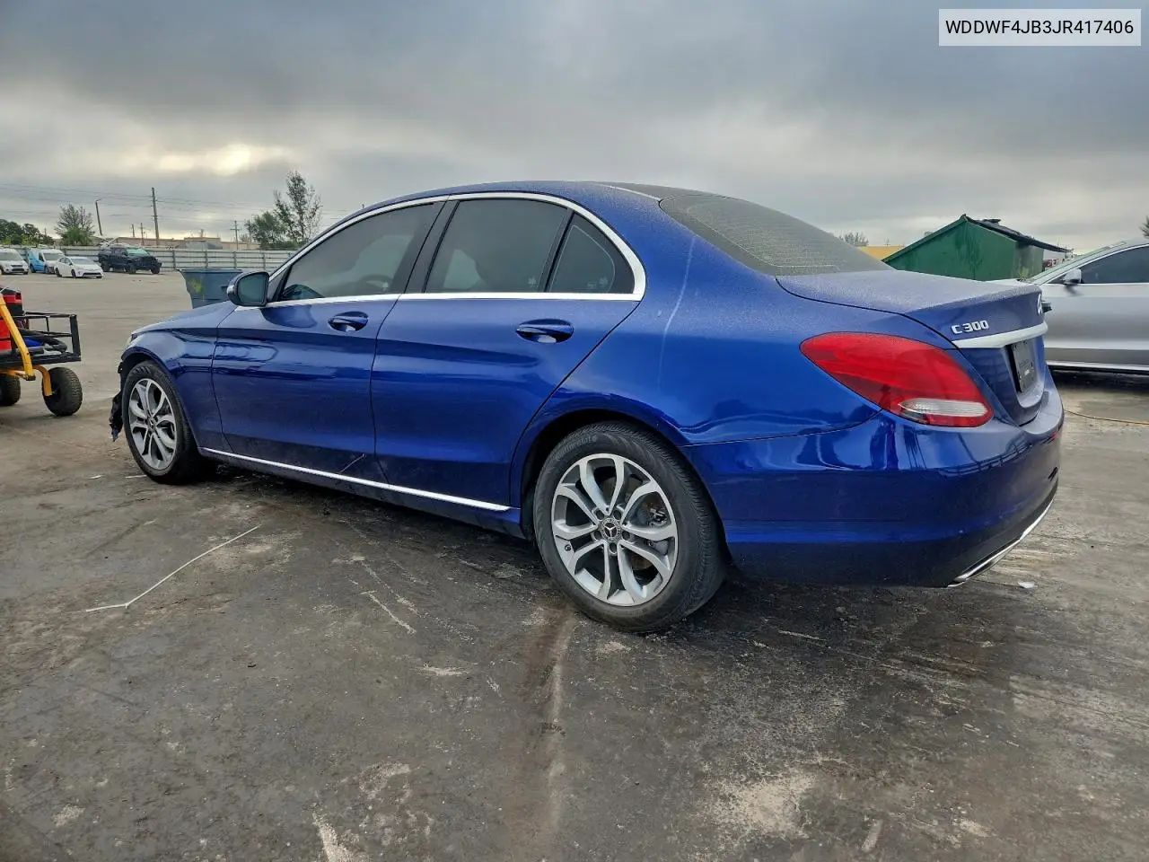 WDDWF4JB3JR417406 2018 Mercedes-Benz C 300
