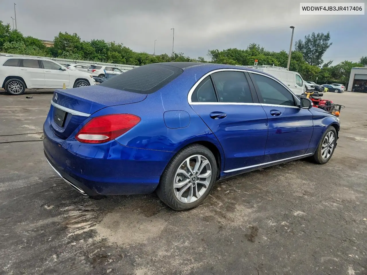 WDDWF4JB3JR417406 2018 Mercedes-Benz C 300