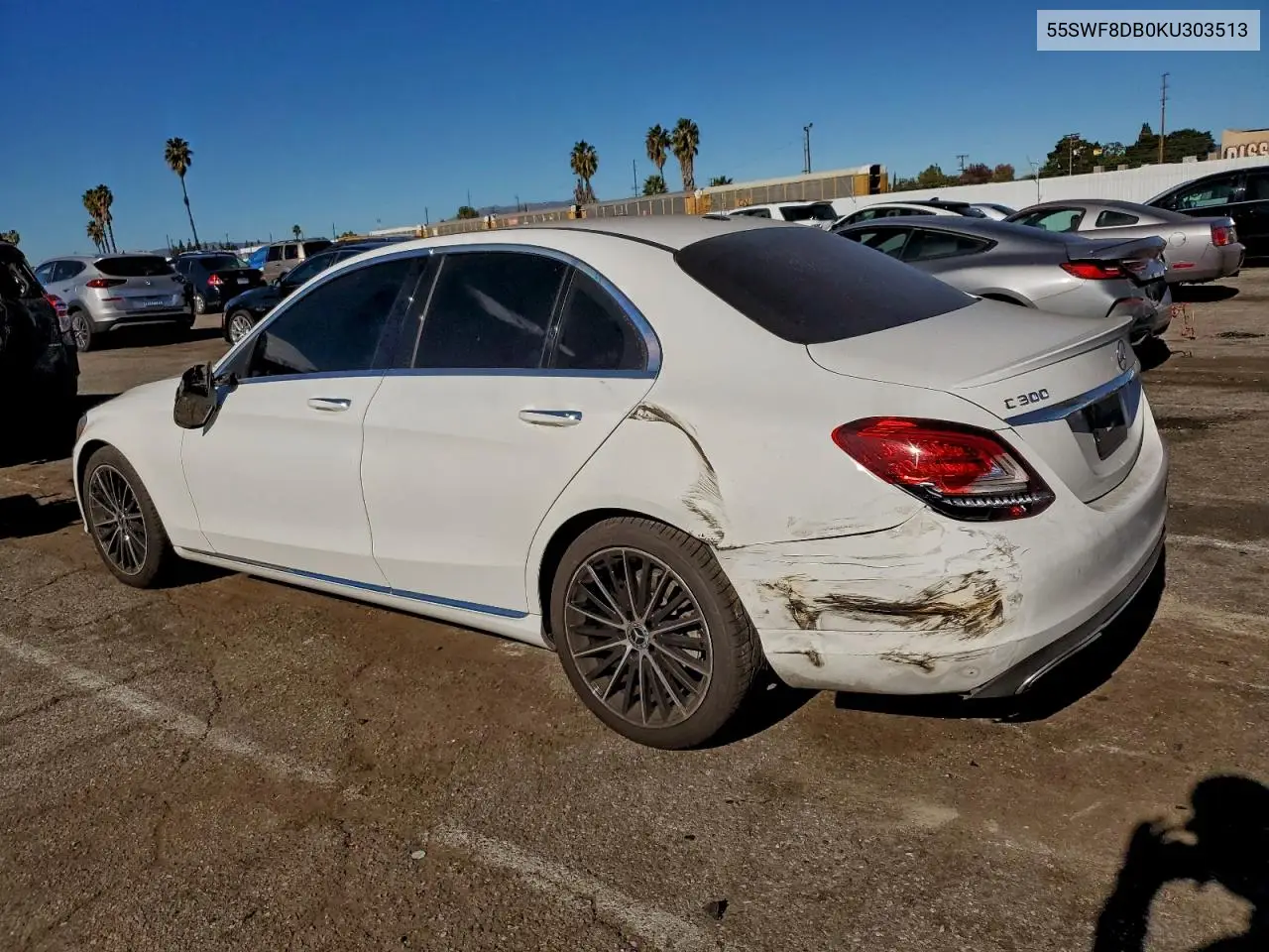 55SWF8DB0KU303513 2019 Mercedes-Benz C 300
