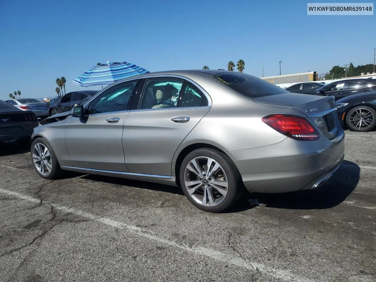 W1KWF8DB0MR639148 2021 Mercedes-Benz C 300