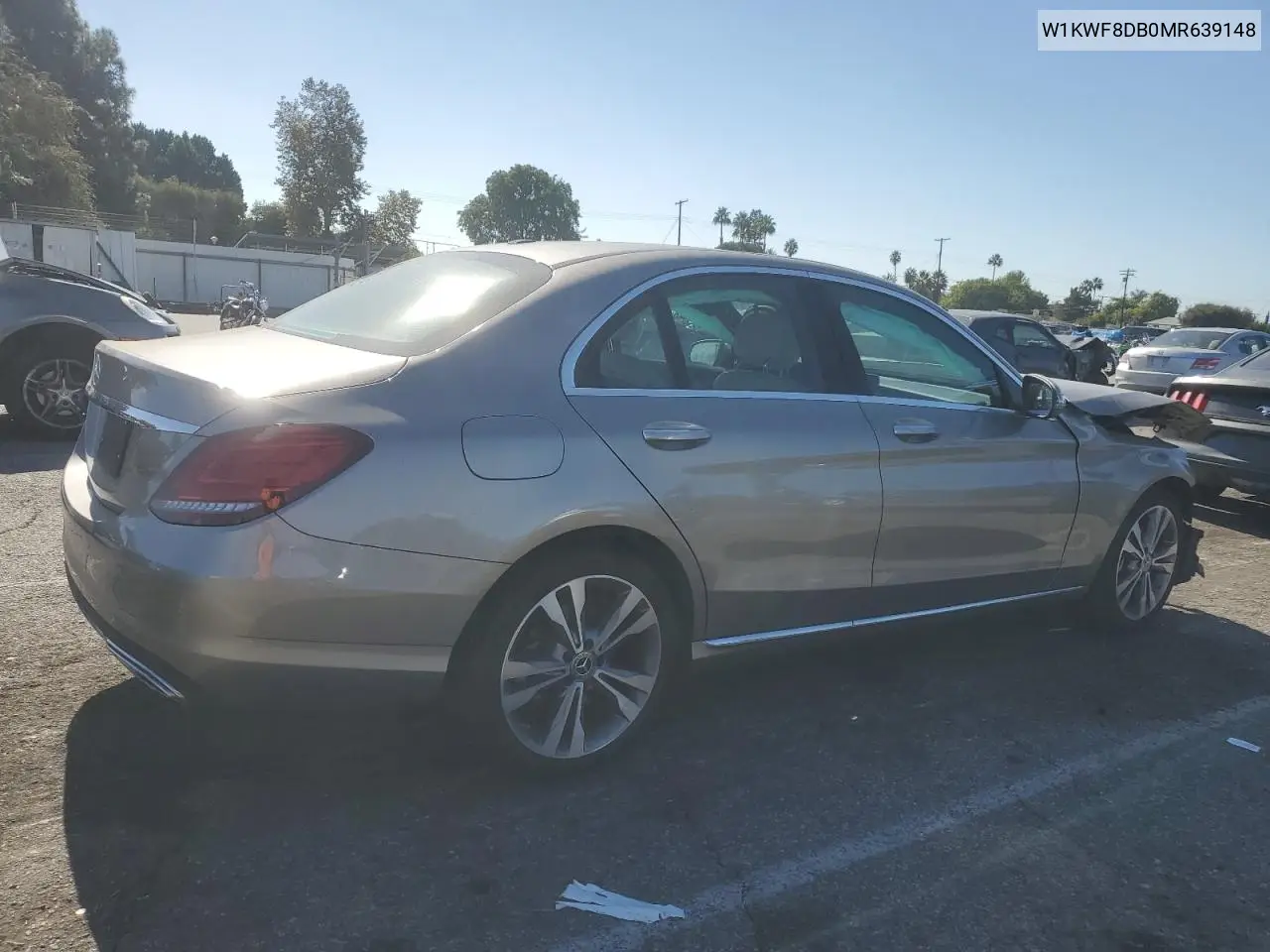 W1KWF8DB0MR639148 2021 Mercedes-Benz C 300