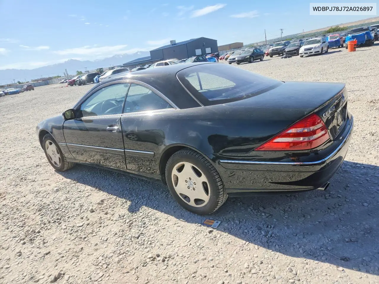 2002 Mercedes-Benz Cl 600 VIN: WDBPJ78J72A026897 Lot: 56627846