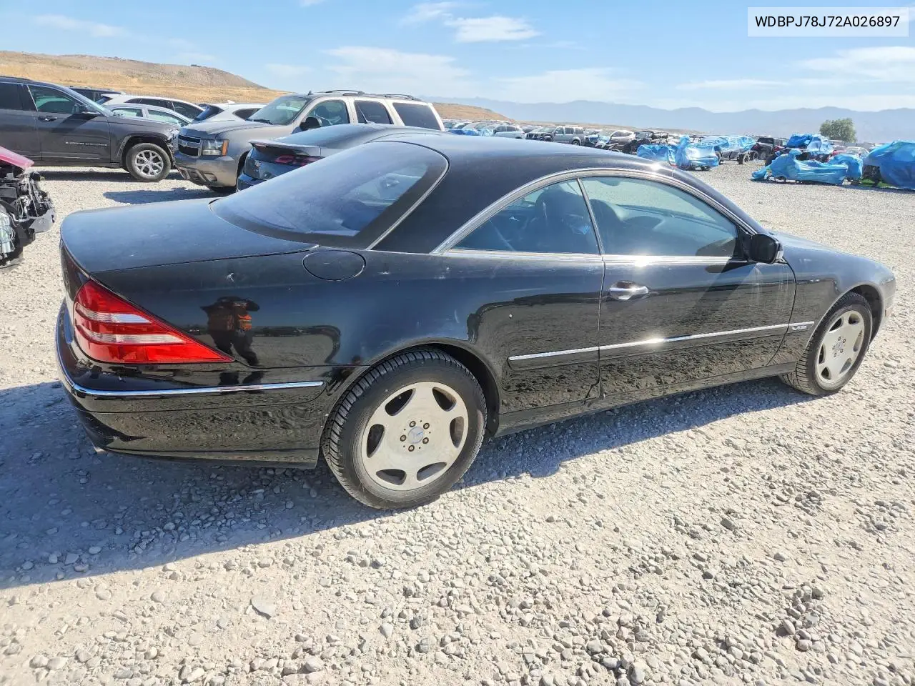 2002 Mercedes-Benz Cl 600 VIN: WDBPJ78J72A026897 Lot: 56627846
