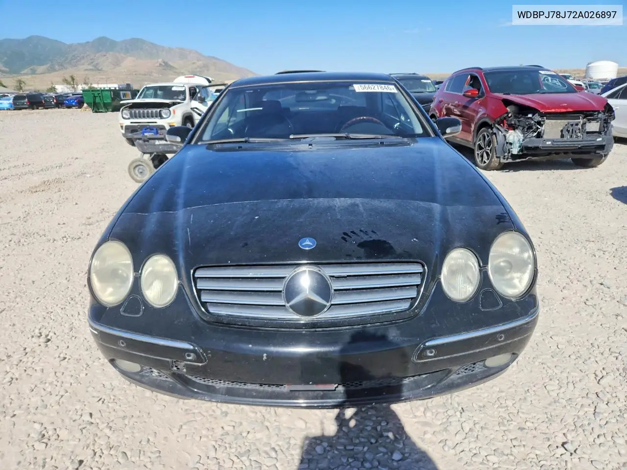 2002 Mercedes-Benz Cl 600 VIN: WDBPJ78J72A026897 Lot: 56627846
