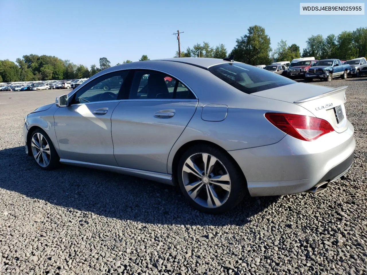 WDDSJ4EB9EN025955 2014 Mercedes-Benz Cla 250