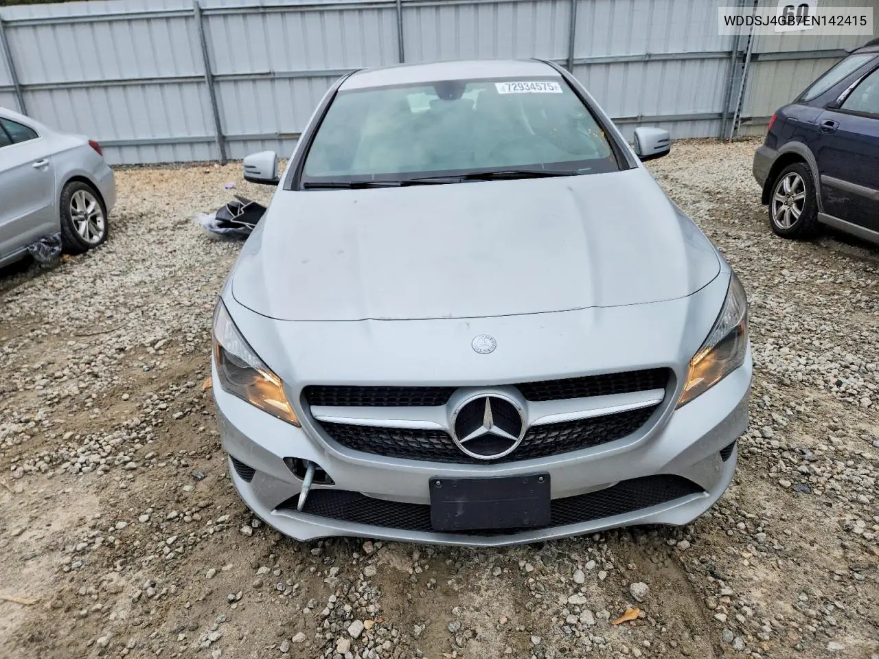 WDDSJ4GB7EN142415 2014 Mercedes-Benz Cla 250 4Matic