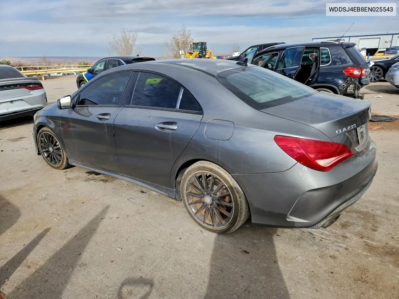 WDDSJ4EB8EN025543 2014 Mercedes-Benz Cla 250