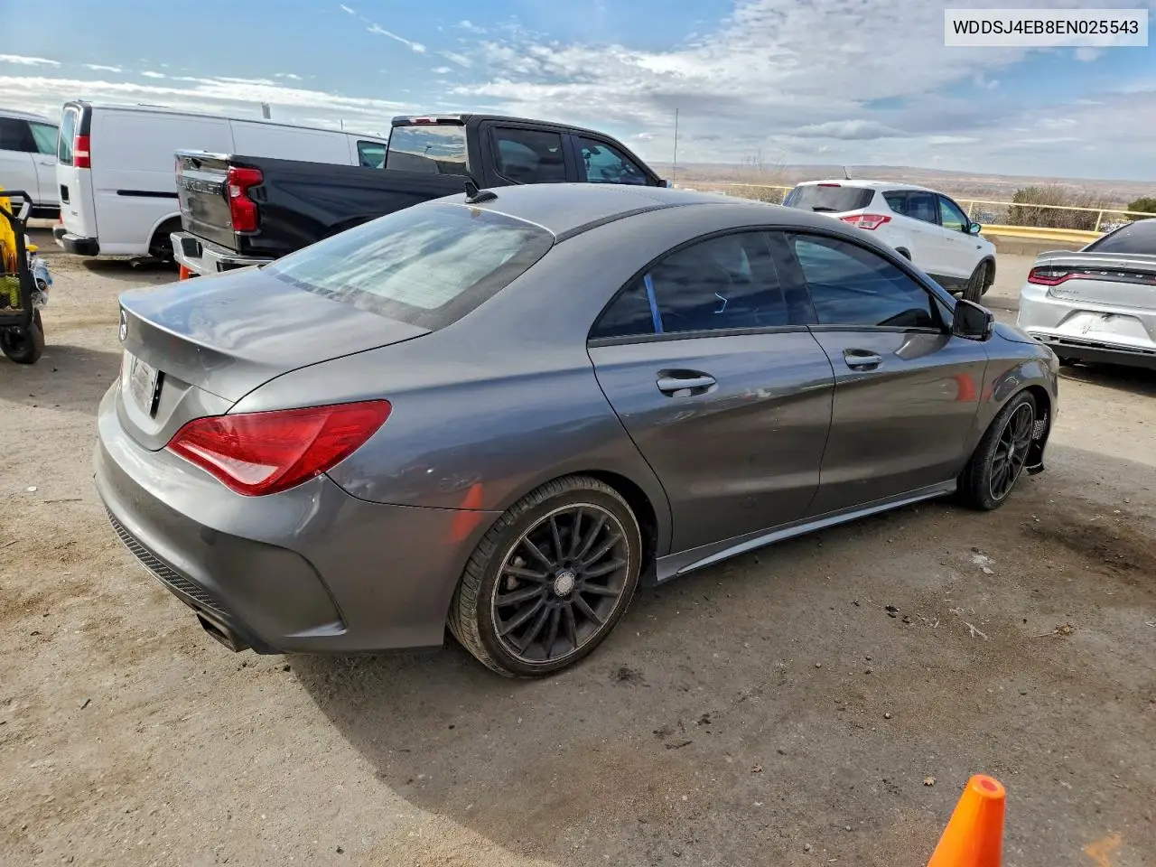 WDDSJ4EB8EN025543 2014 Mercedes-Benz Cla 250