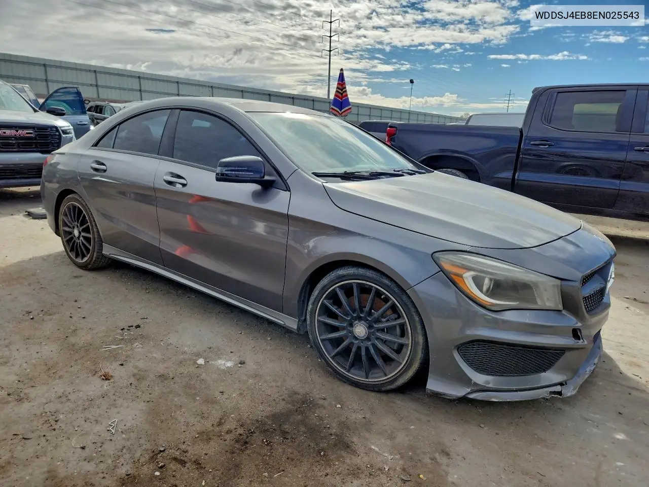 WDDSJ4EB8EN025543 2014 Mercedes-Benz Cla 250