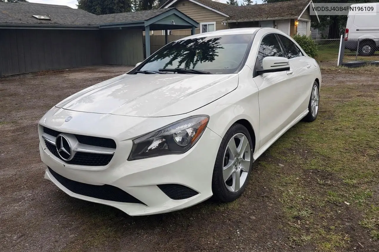 WDDSJ4GB4FN196109 2015 Mercedes-Benz Cla 250 4Matic