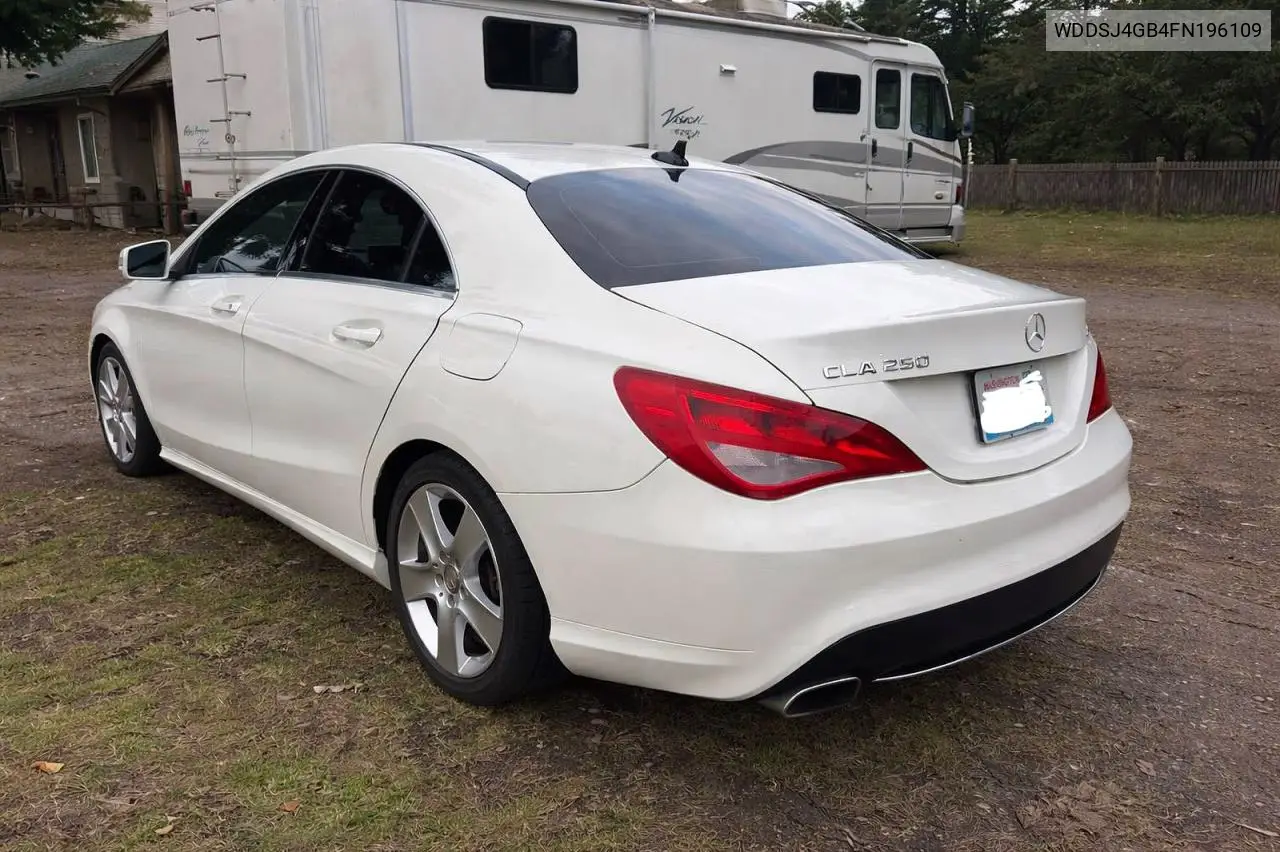 WDDSJ4GB4FN196109 2015 Mercedes-Benz Cla 250 4Matic