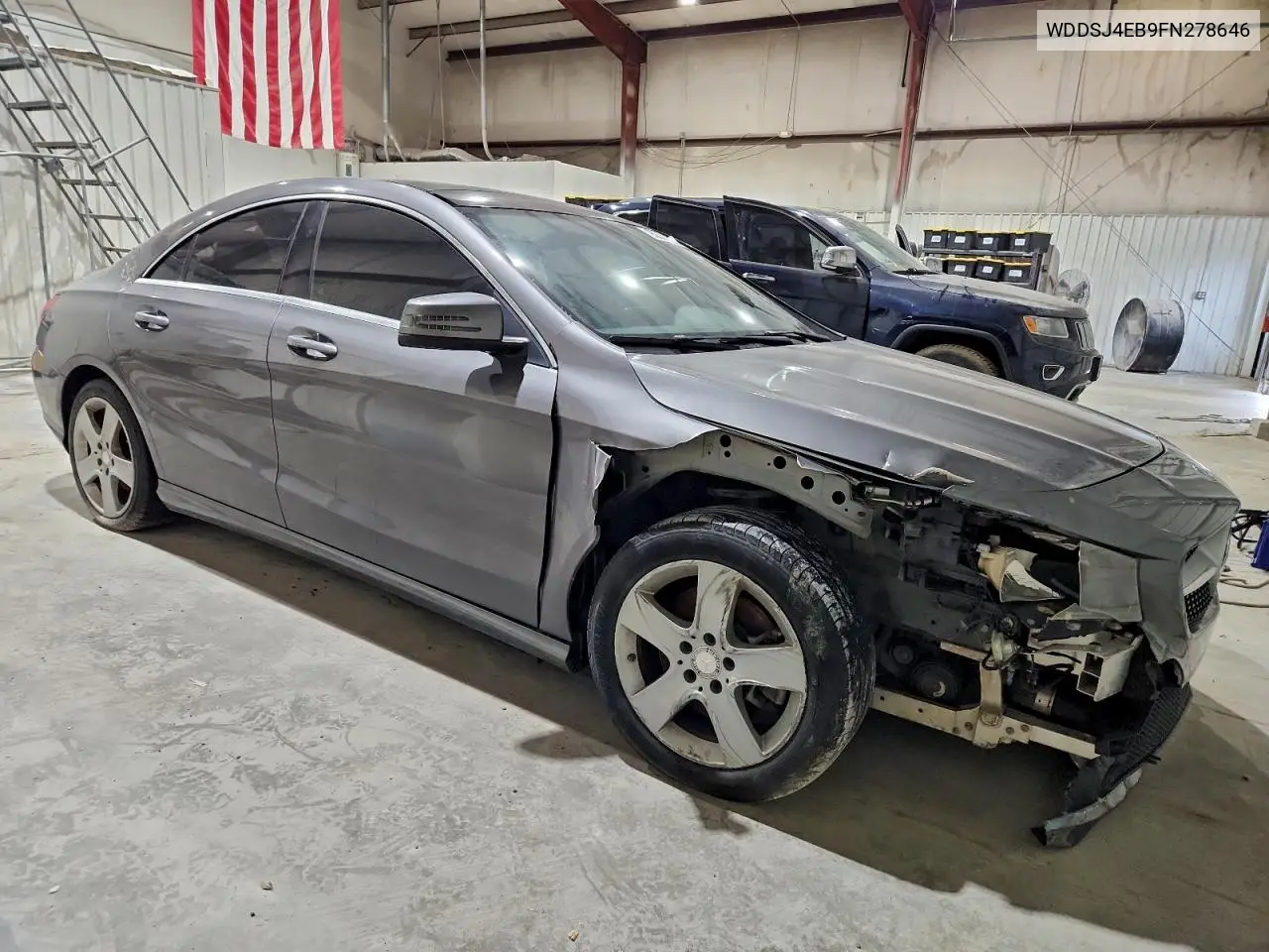 WDDSJ4EB9FN278646 2015 Mercedes-Benz Cla 250