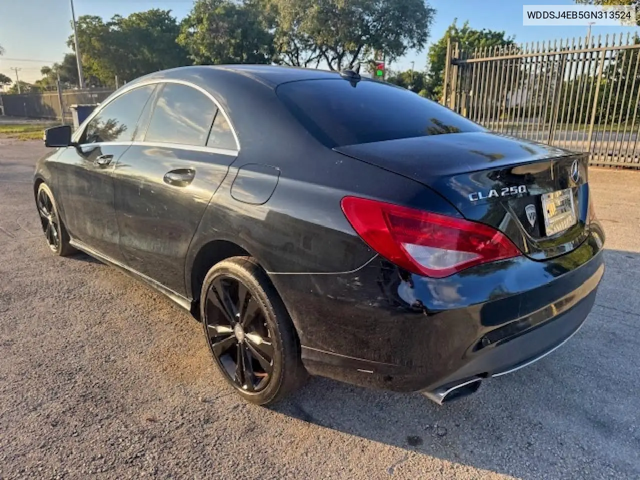 WDDSJ4EB5GN313524 2016 Mercedes-Benz Cla 250