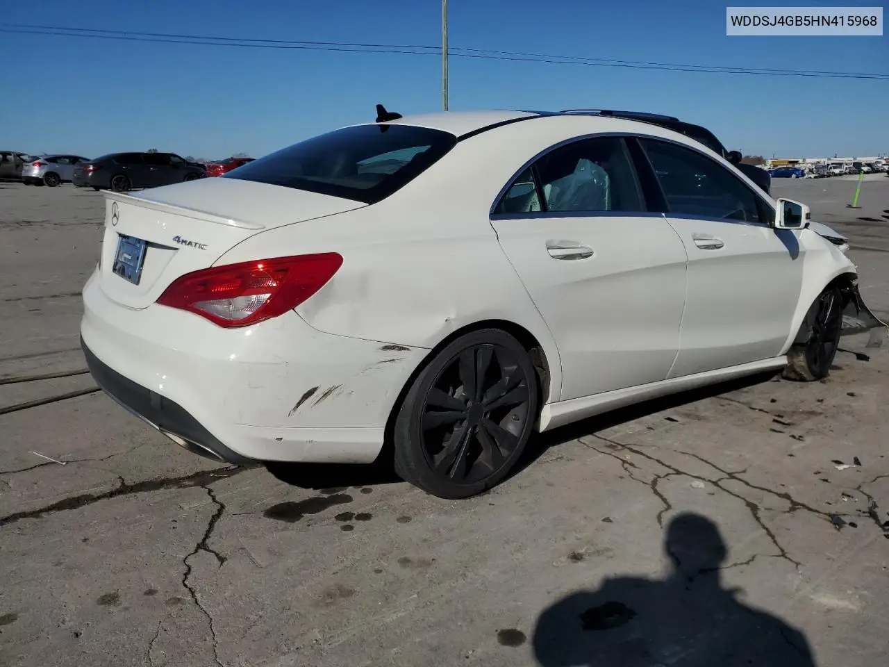 WDDSJ4GB5HN415968 2017 Mercedes-Benz Cla 250 4Matic