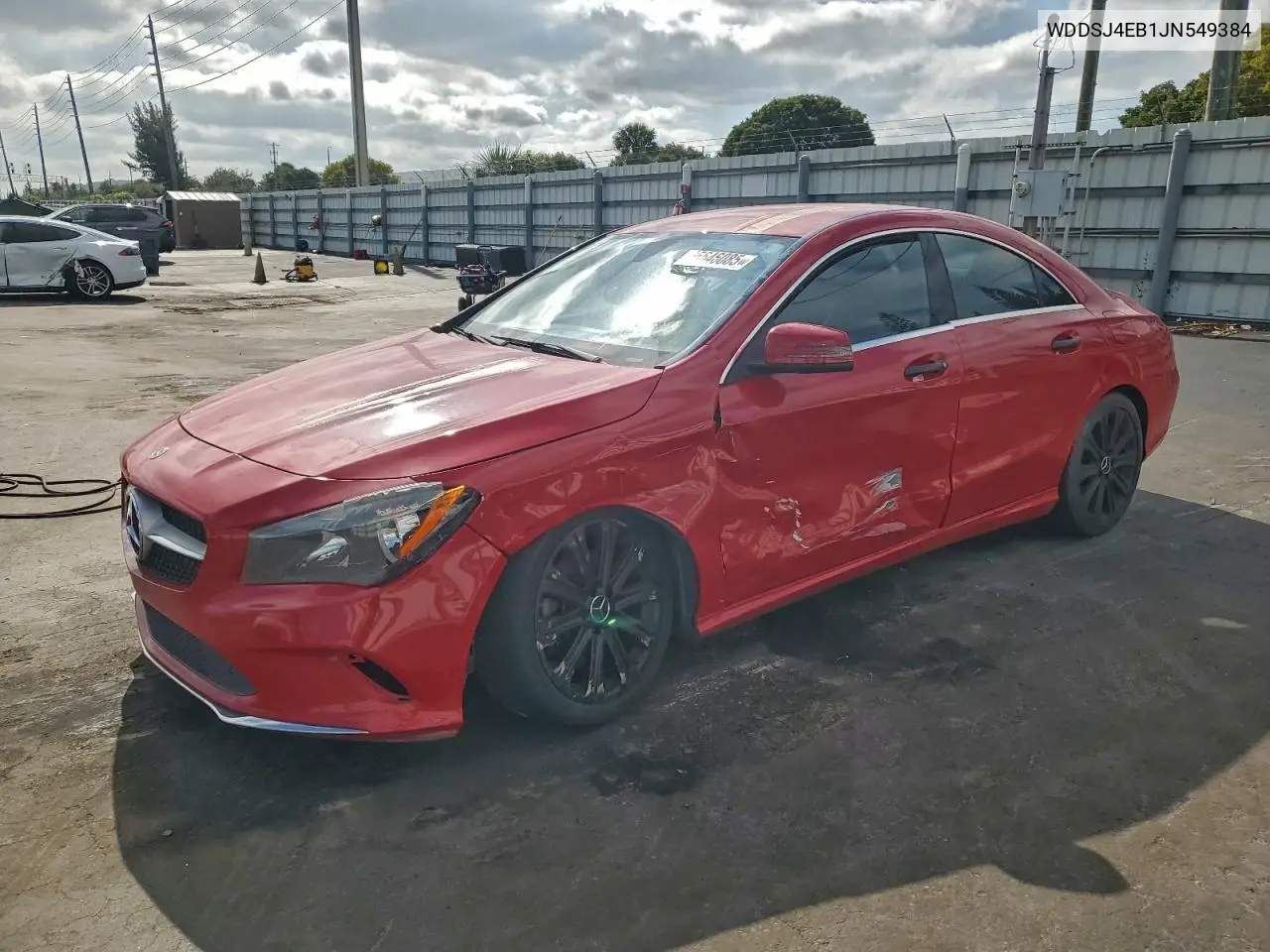 WDDSJ4EB1JN549384 2018 Mercedes-Benz Cla 250