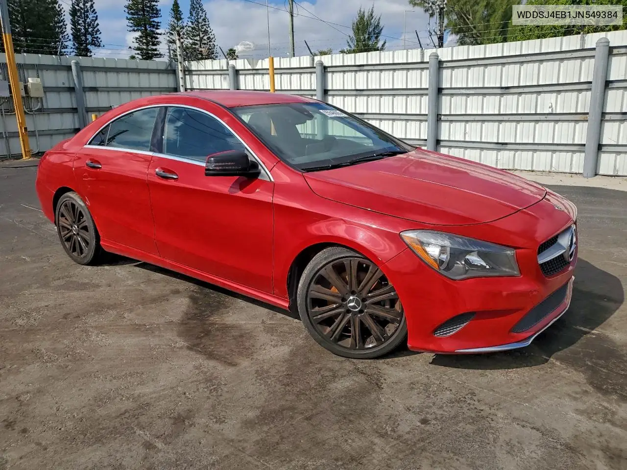 WDDSJ4EB1JN549384 2018 Mercedes-Benz Cla 250