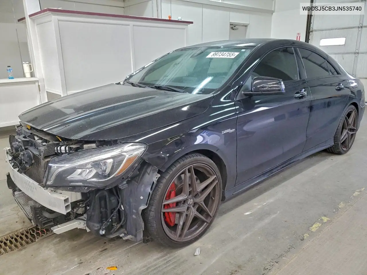 WDDSJ5CB3JN535740 2018 Mercedes-Benz Cla 45 Amg