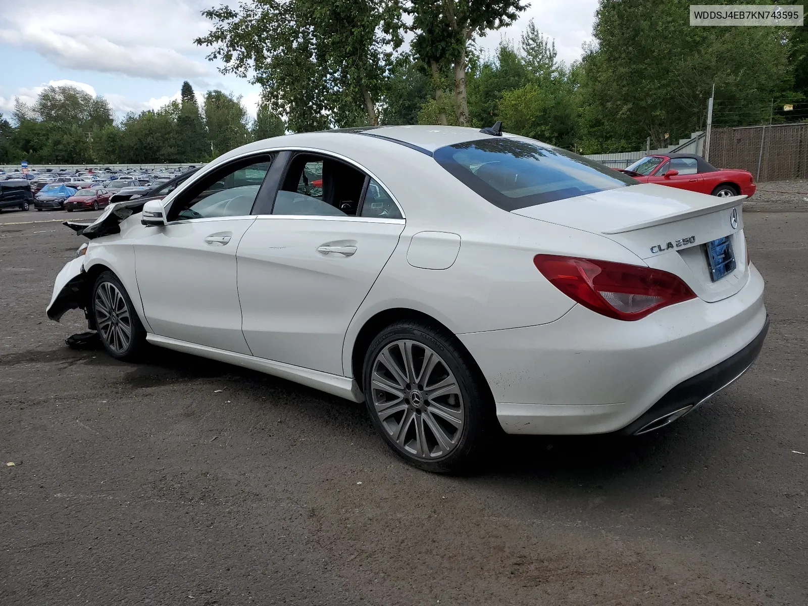 WDDSJ4EB7KN743595 2019 Mercedes-Benz Cla 250