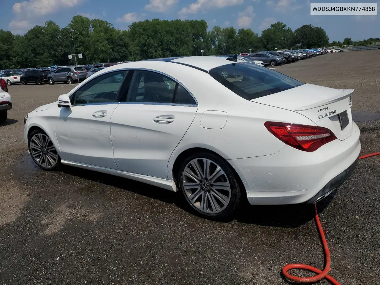 WDDSJ4GBXKN774868 2019 Mercedes-Benz Cla 250 4Matic