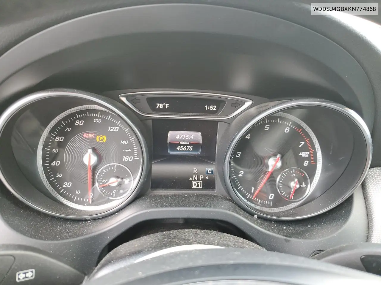 WDDSJ4GBXKN774868 2019 Mercedes-Benz Cla 250 4Matic