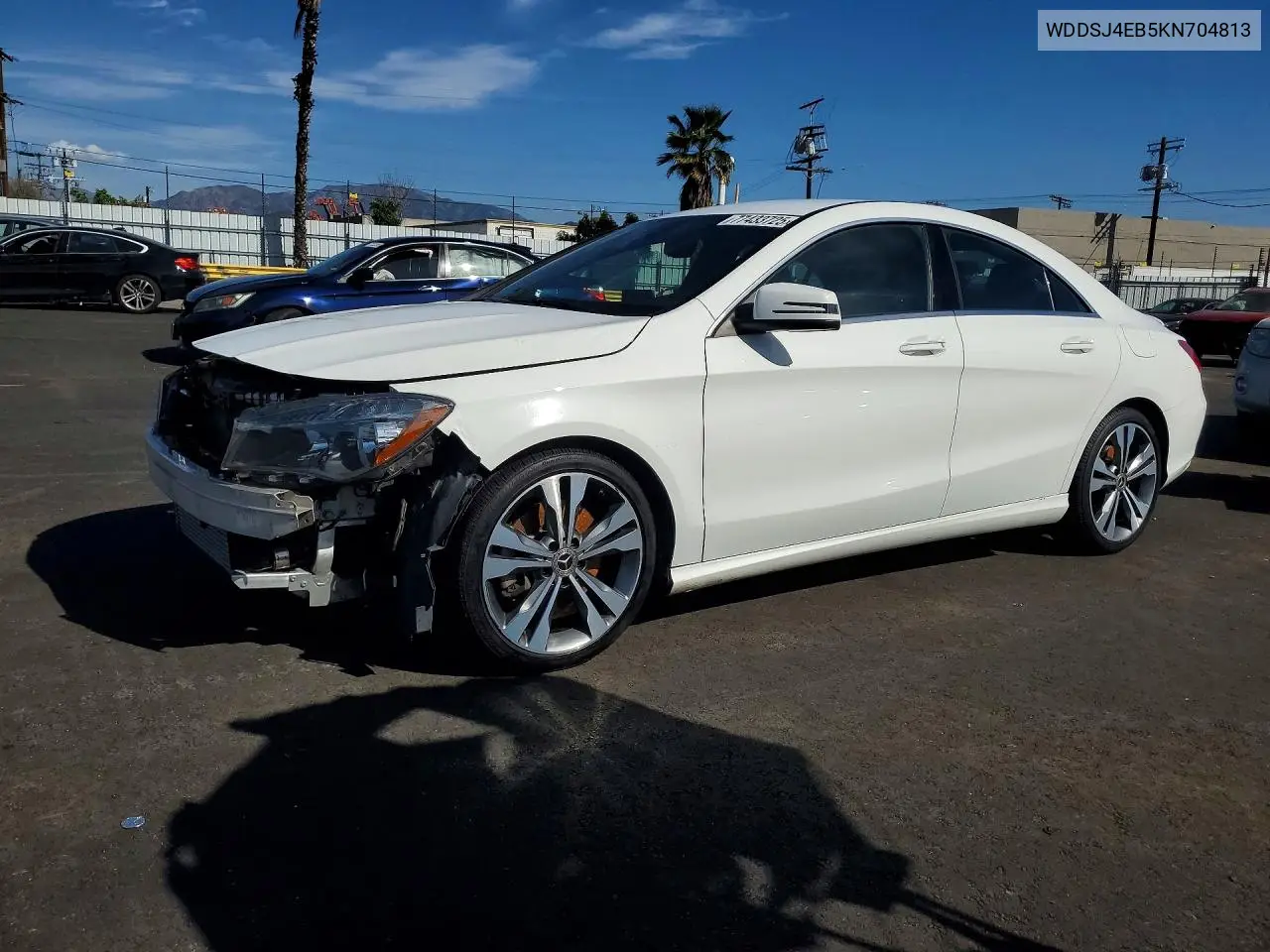 WDDSJ4EB5KN704813 2019 Mercedes-Benz Cla 250
