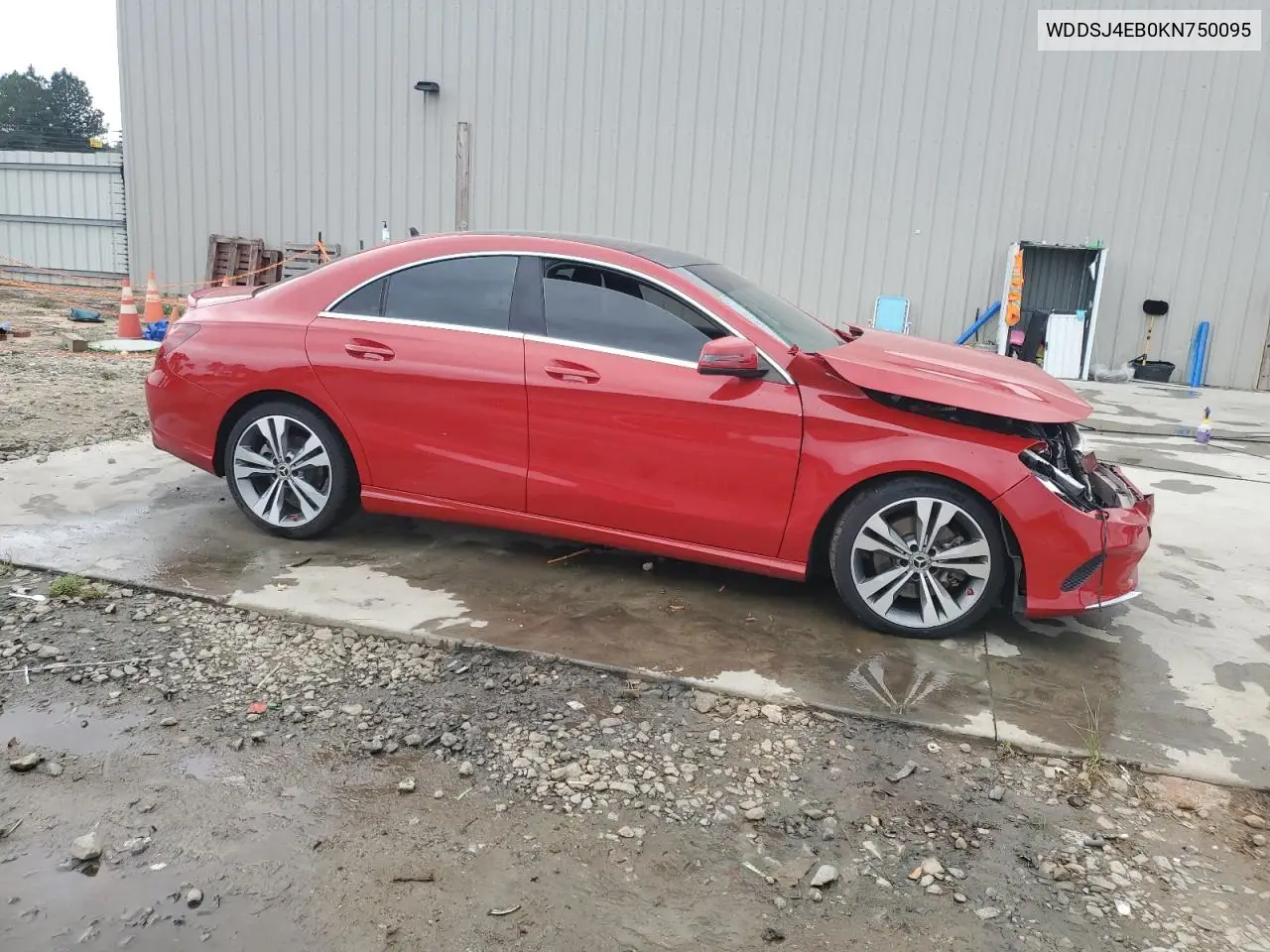 WDDSJ4EB0KN750095 2019 Mercedes-Benz Cla 250