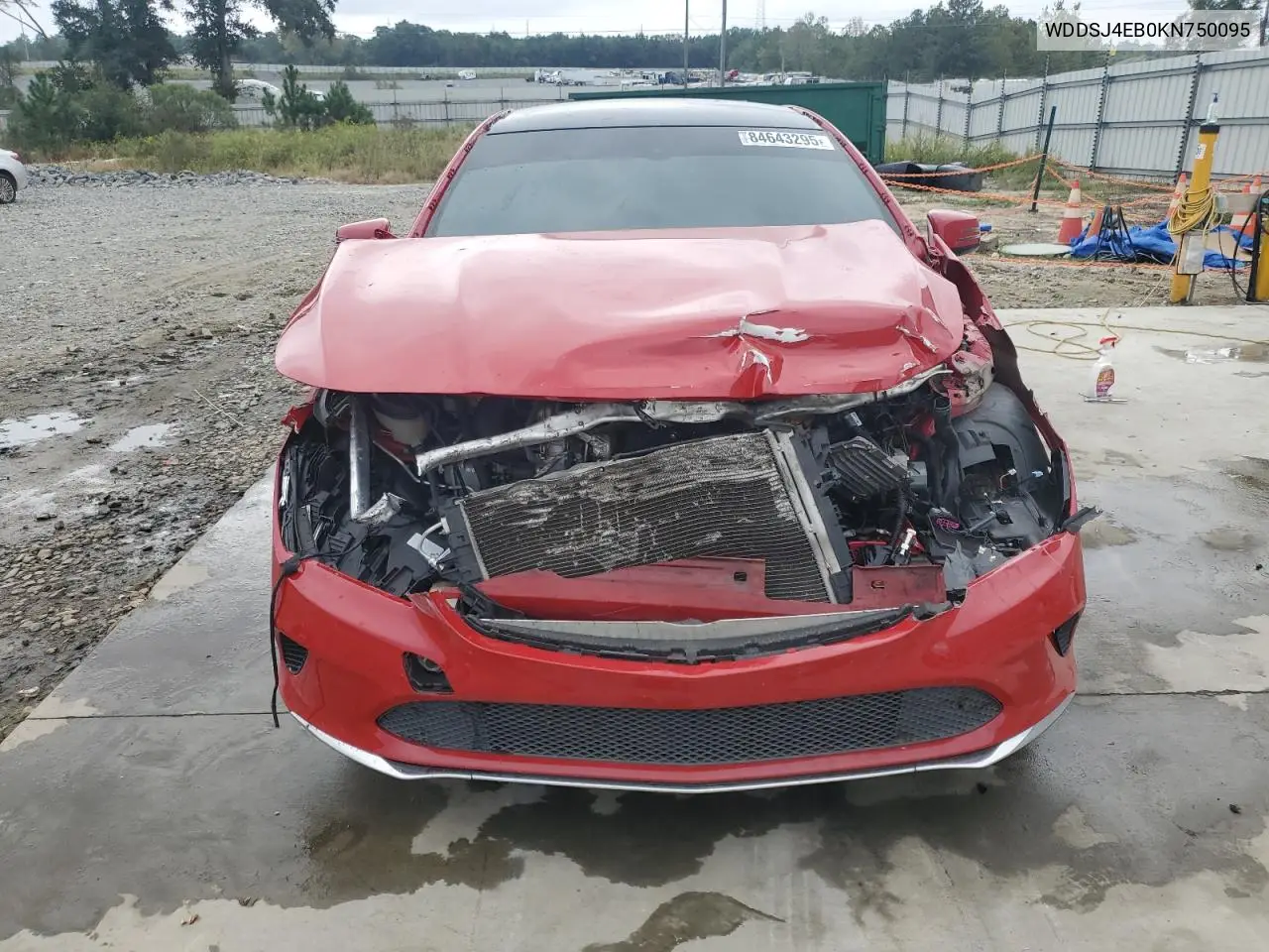 WDDSJ4EB0KN750095 2019 Mercedes-Benz Cla 250