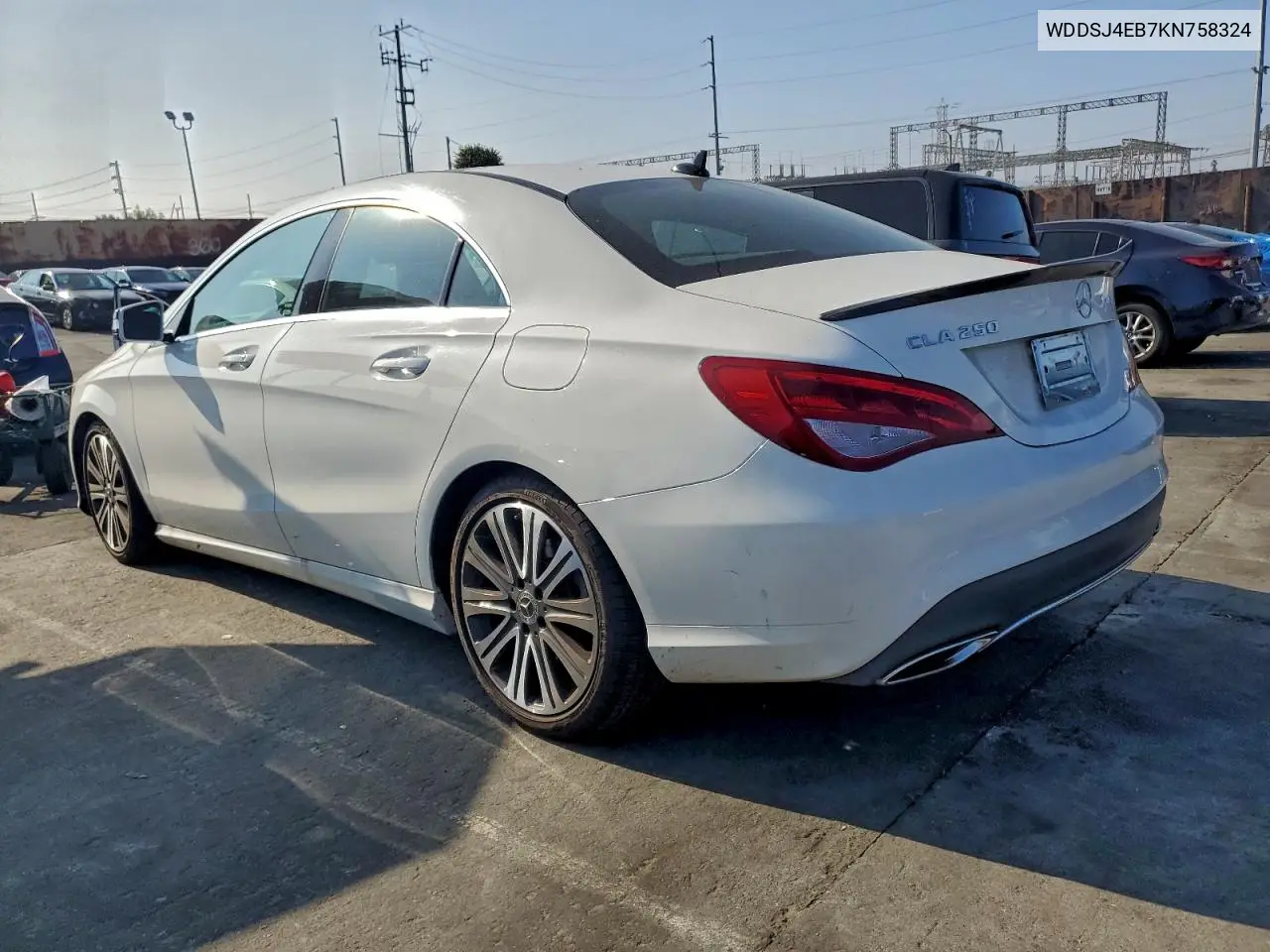 WDDSJ4EB7KN758324 2019 Mercedes-Benz Cla 250
